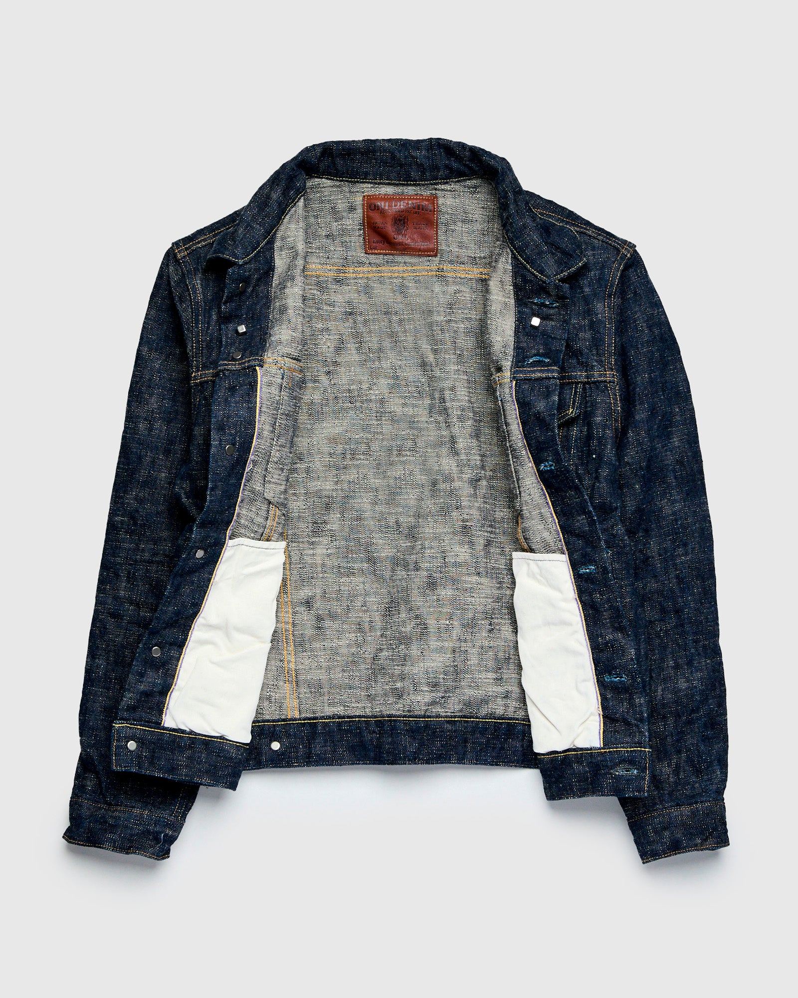 02527P "Kasuri" 17oz Slub Selvedge Denim Jacket - Image 4