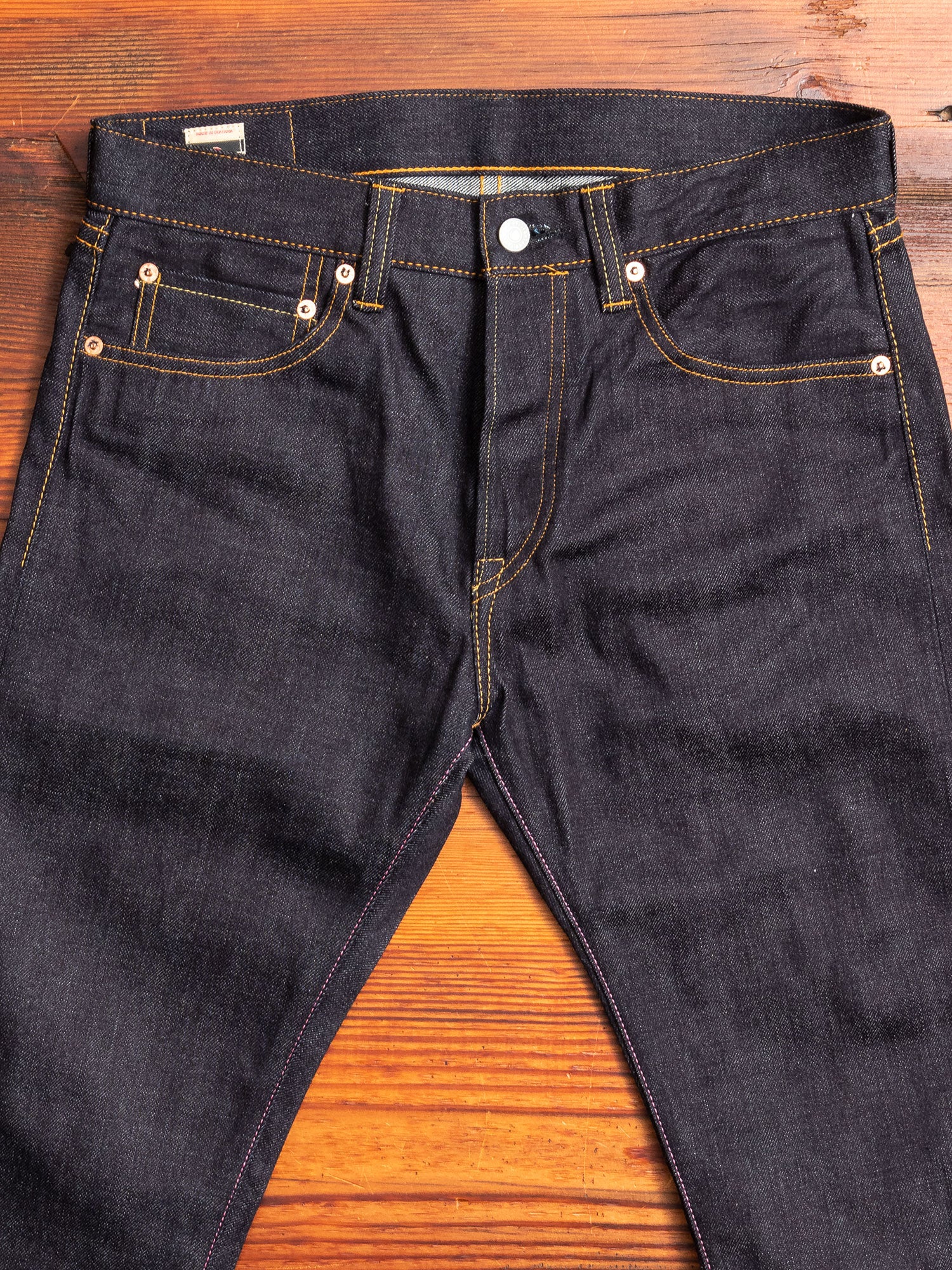 0306-12 12oz Selvedge Denim - Tight Tapered Fit - Image 4