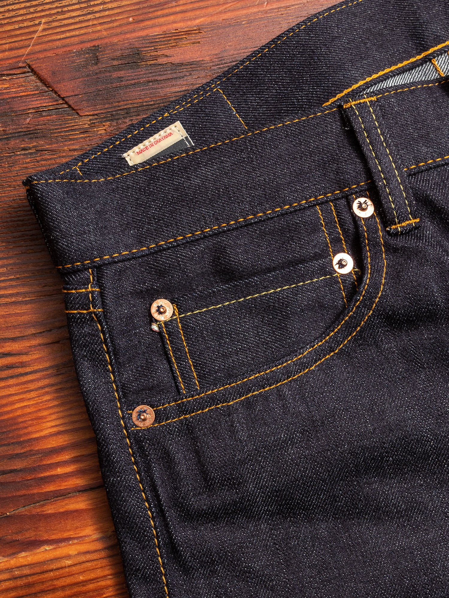 0405-12 12oz Selvedge Denim - High Tapered Fit - Image 5