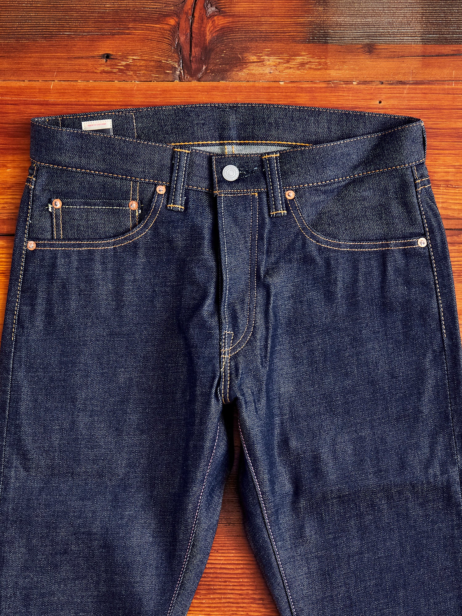 0405-36SP "Ultimate Pima GTB" 13oz Selvedge Denim - High Tapered Fit - Image 5