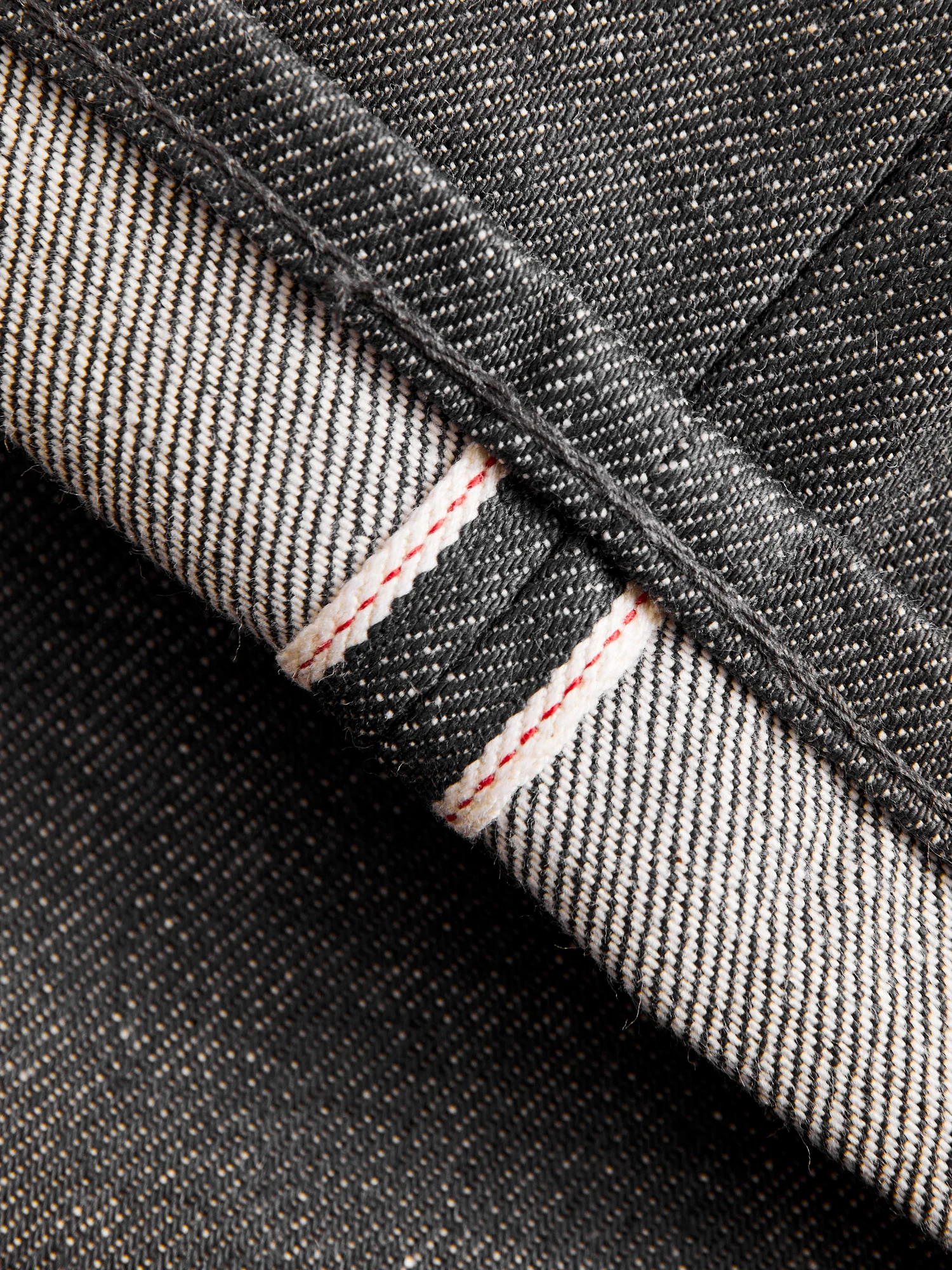 0405-70G 14oz Grey Selvedge Denim - High Tapered Fit - Image 12