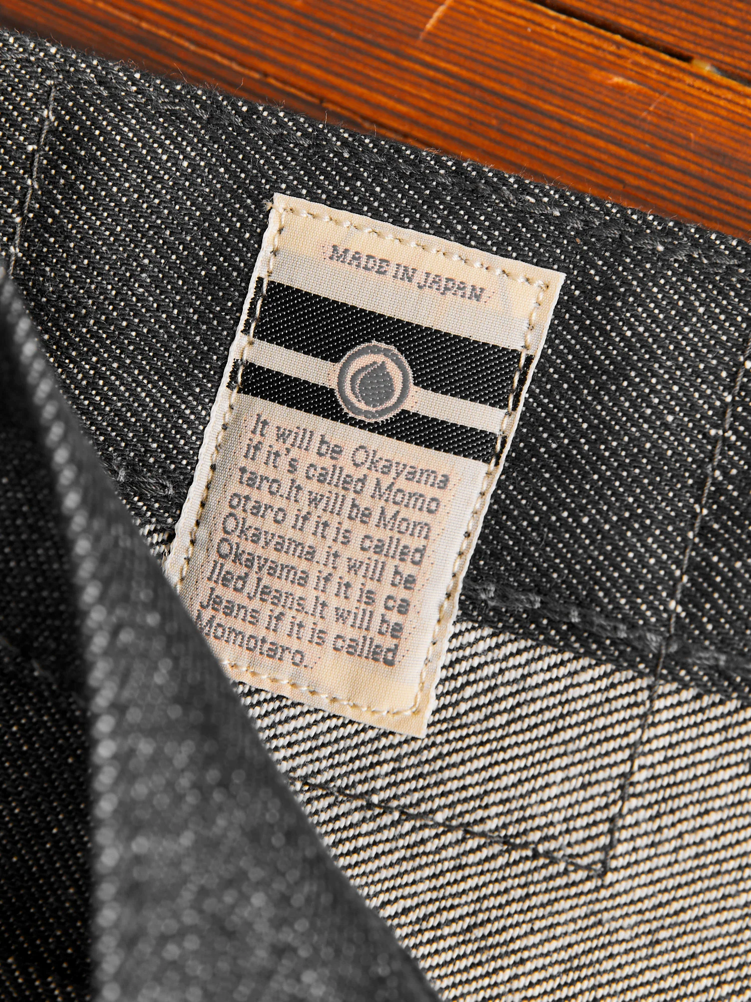 0605-70G 14oz Grey Selvedge Denim - Natural Tapered Fit - Image 10