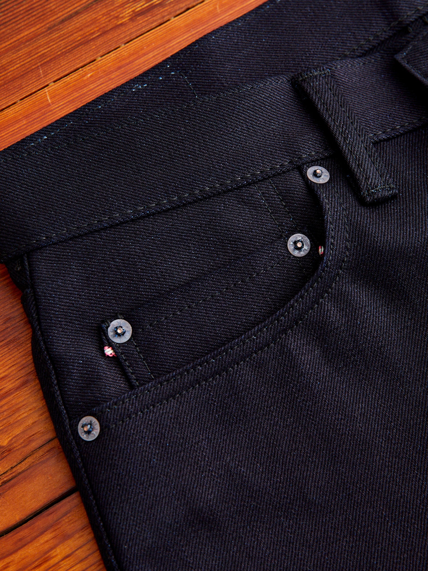"Nightshade" 15.7oz Selvedge Denim - Natural Tapered - Image 6