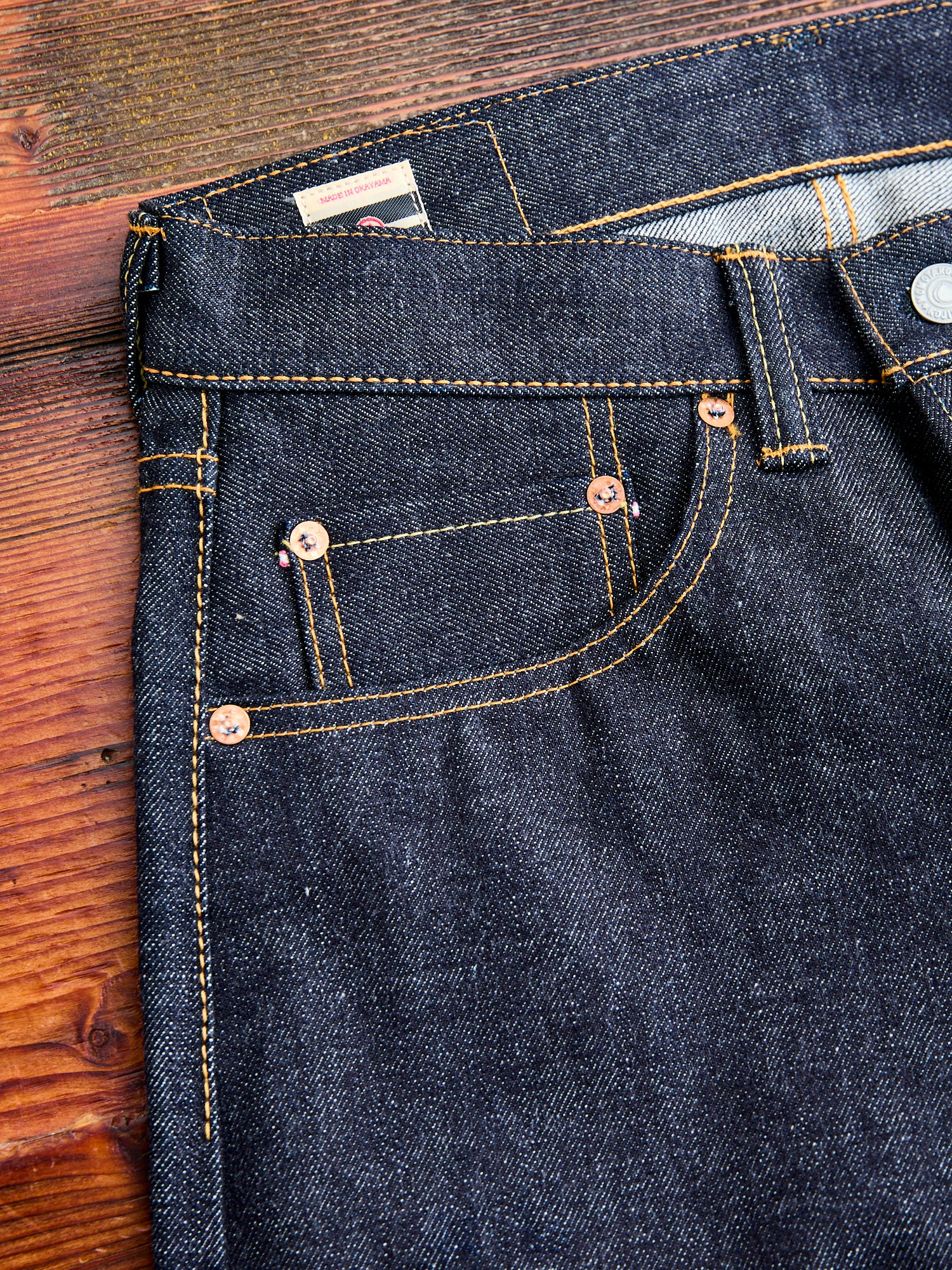 0605-SP "Going to Battle" 15.7oz Selvedge Denim - Natural Tapered Fit - Image 6