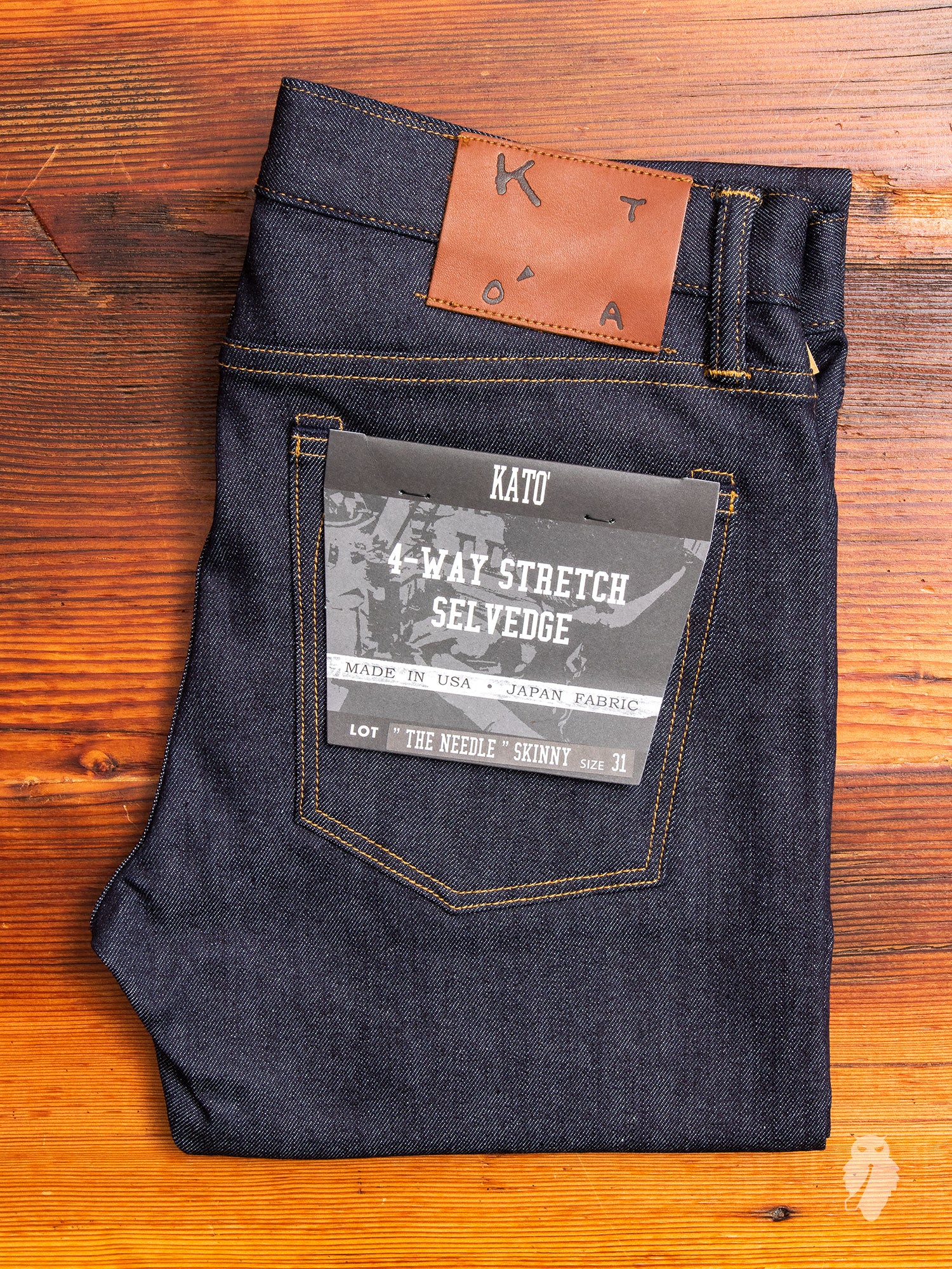 10.5oz Stretch Selvedge Denim - Needle Skinny - Image 2