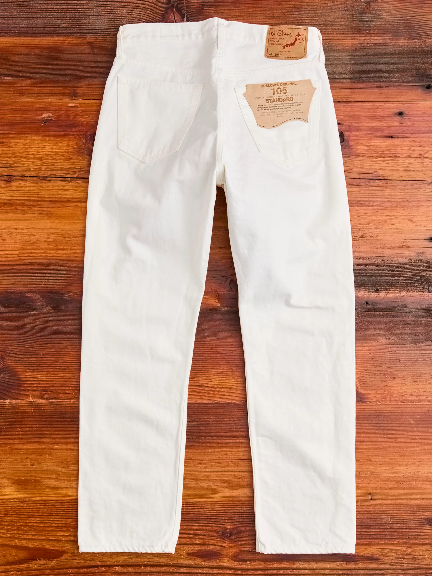 105 13.5oz White Denim - Standard Fit - Image 13