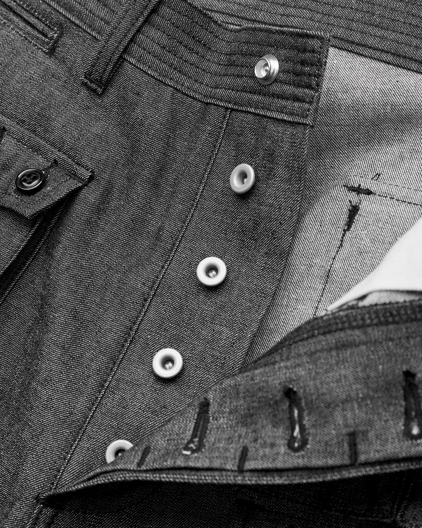 10oz Denim G.D.U Pants in Black - Image 8