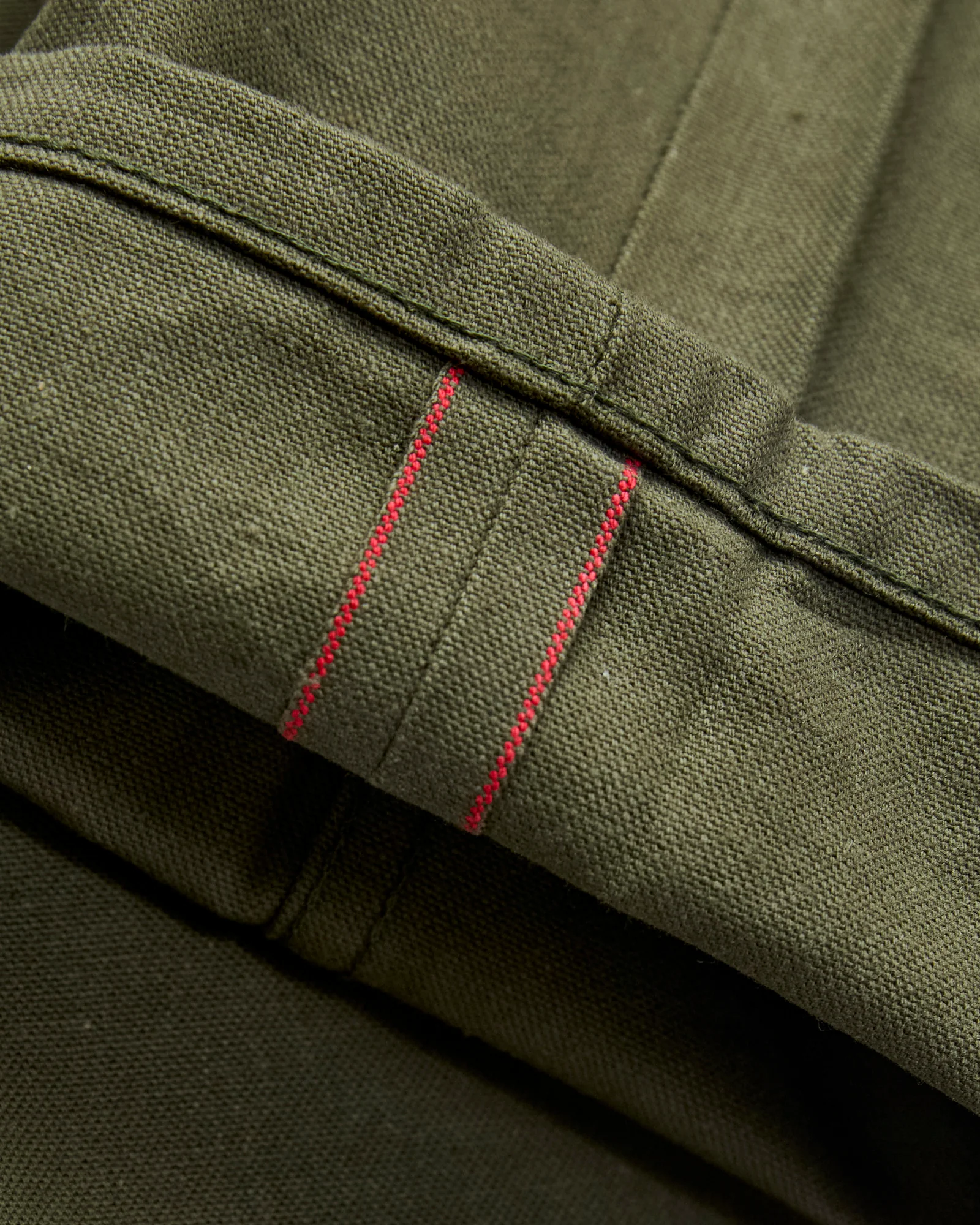 10oz Selvedge Army Green Duck Canvas - Easy Guy Fit - Image 8