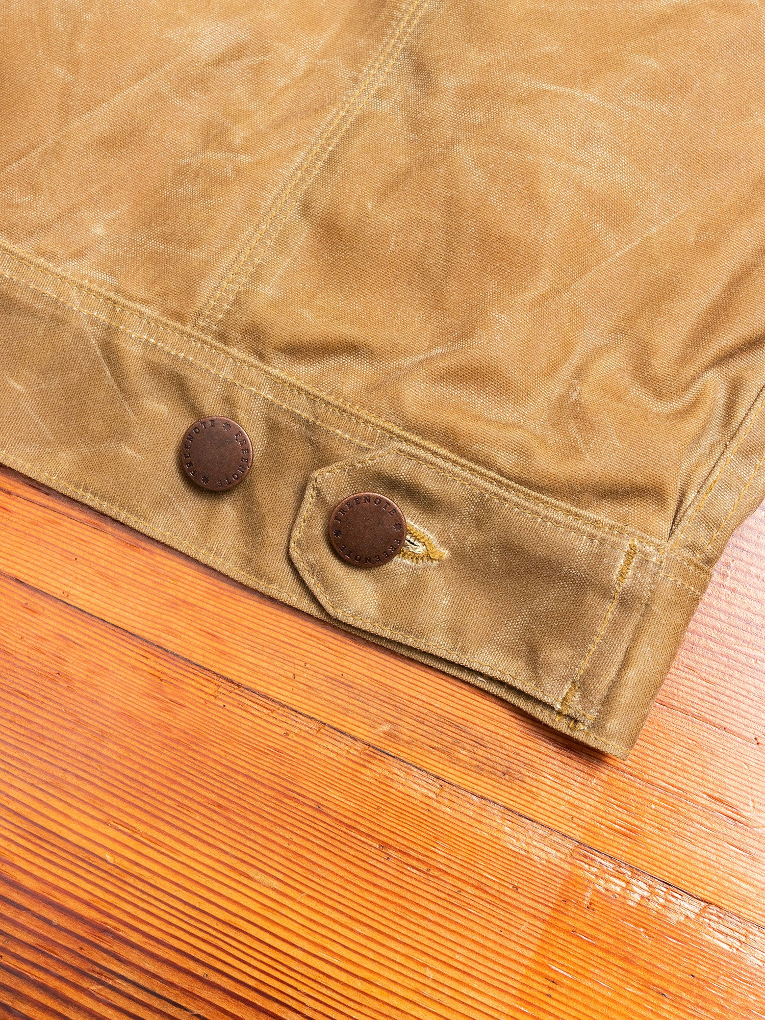 10oz Waxed Canvas Riders Jacket in Tobacco - Image 12