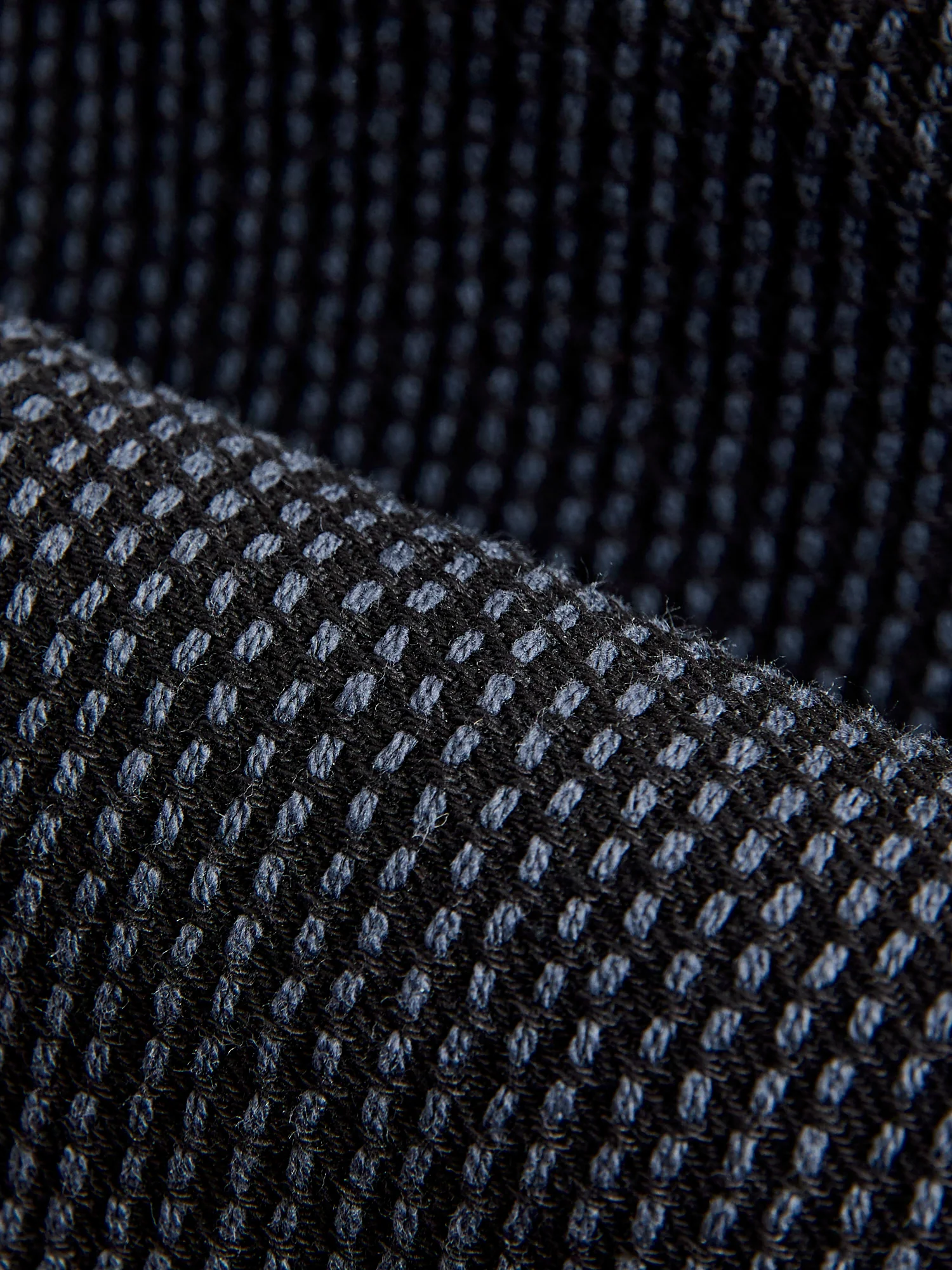 1170-2-BK Grey Black Sashiko Denim - Relaxed Tapered Fit - Image 9