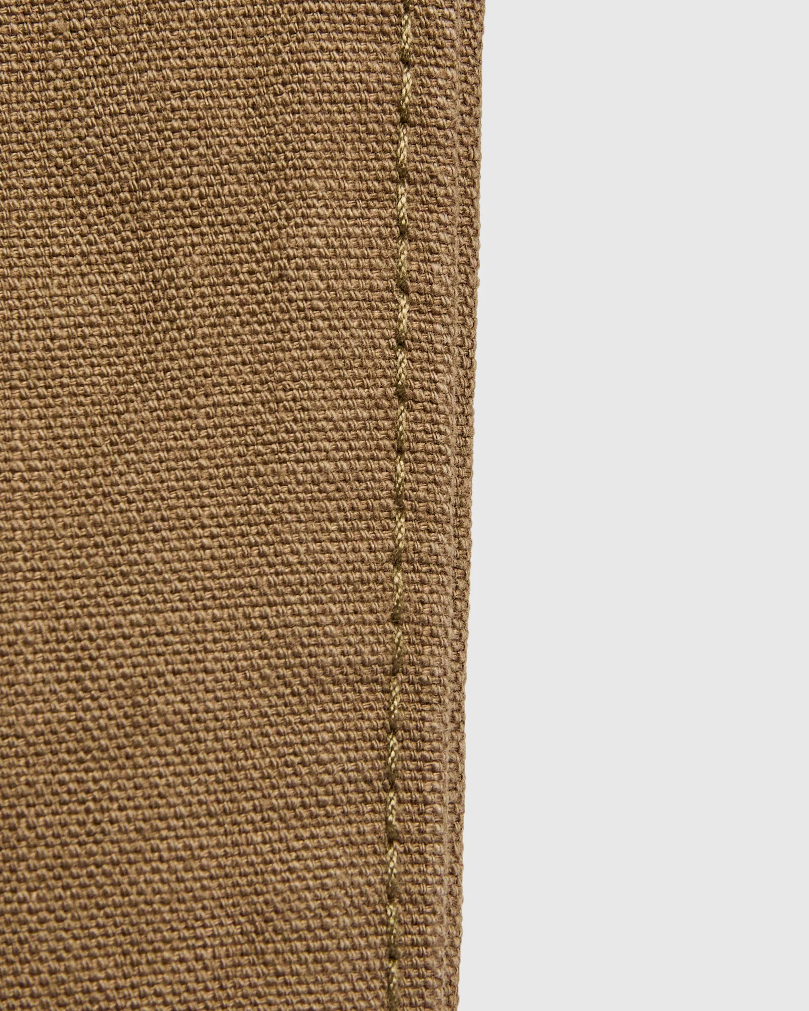 1176 Khaki Beige 13.5oz Duck Canvas Pants - Regular Straight - Image 7