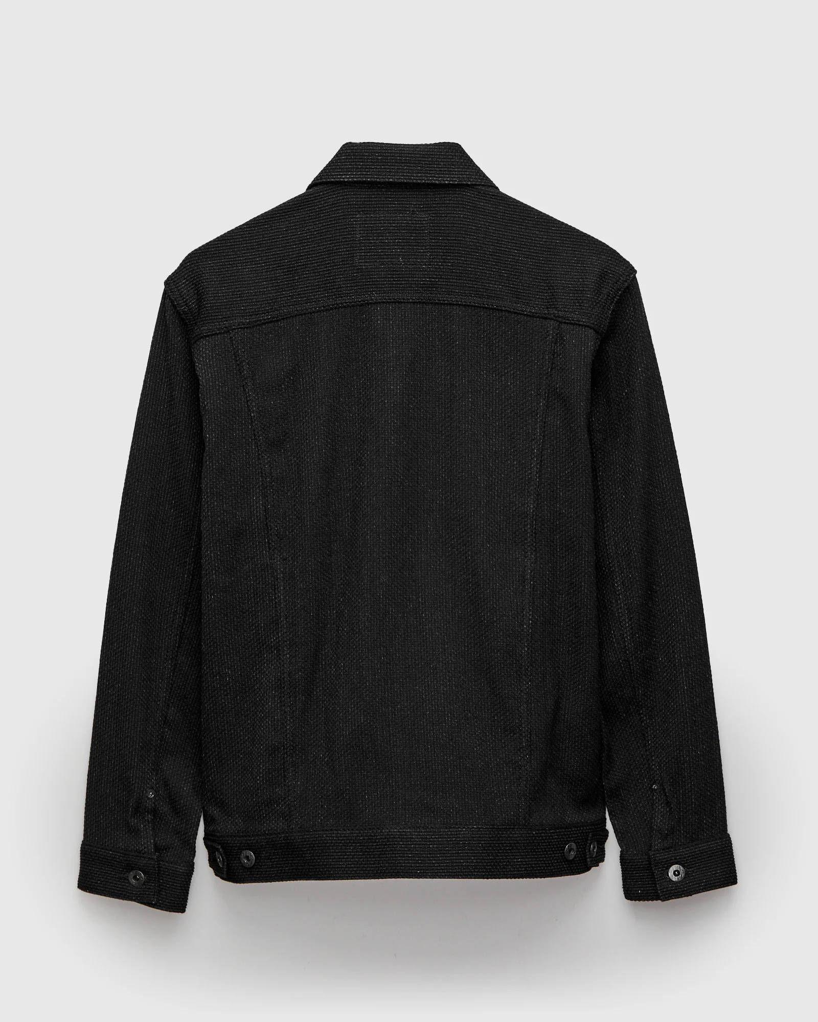 11oz Sashiko Type 2 Jacket in Black - Image 2