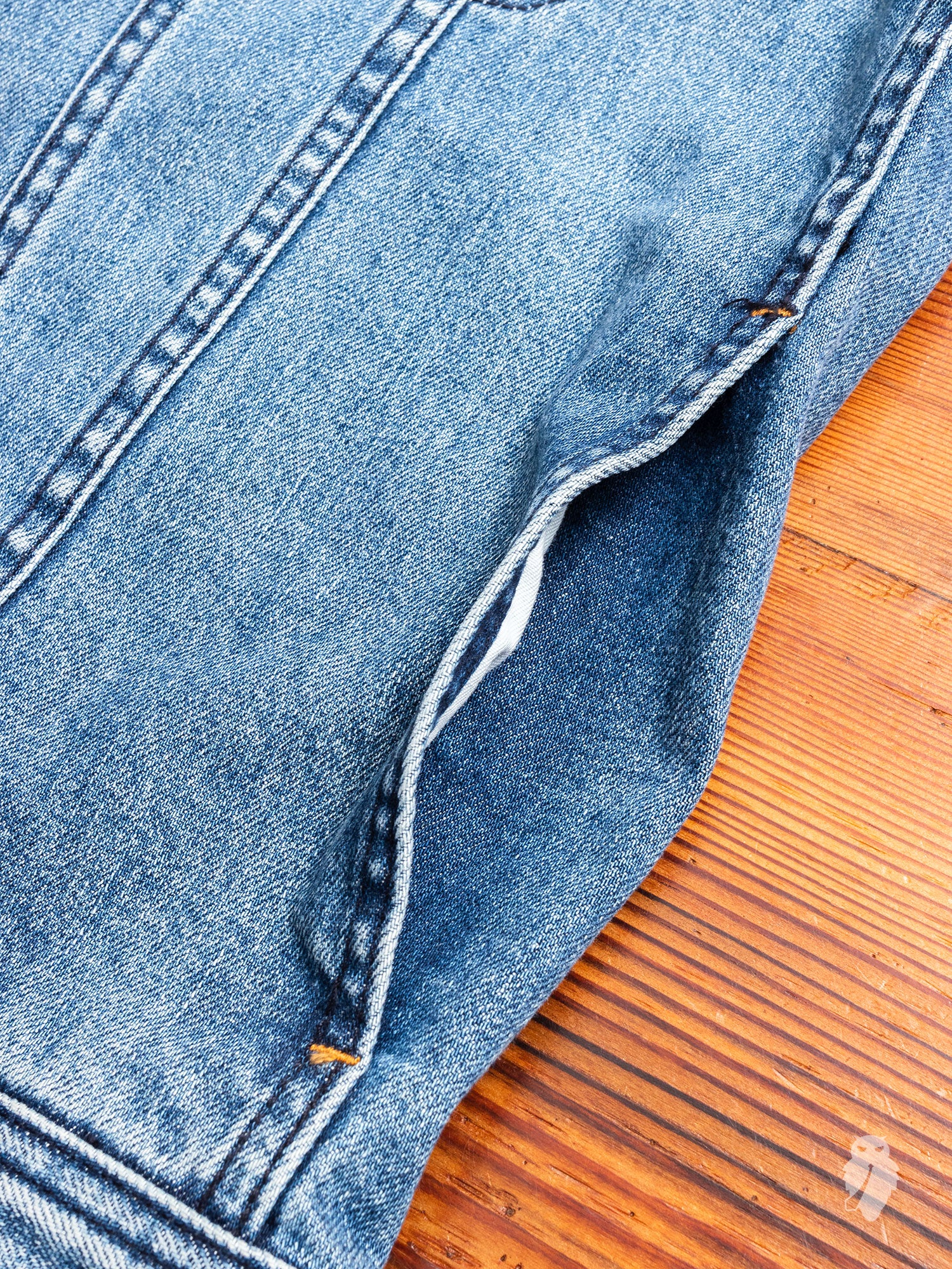 12.75oz Stonewashed Denim Jacket - Image 6