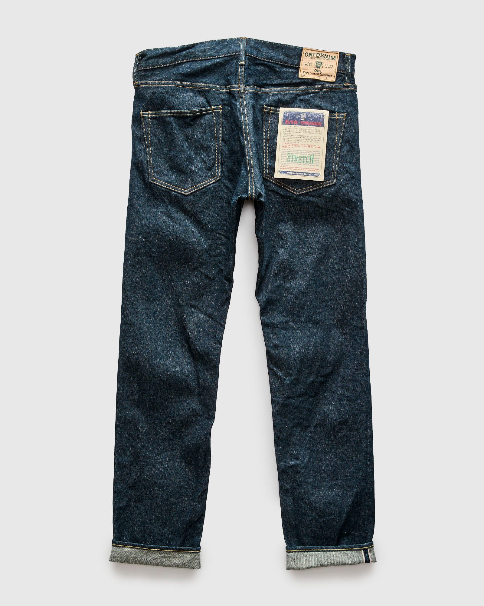 121S "Ishikawadai Stretch" 15oz Stretch Selvedge Denim - Relaxed Tapered Fit - Image 3