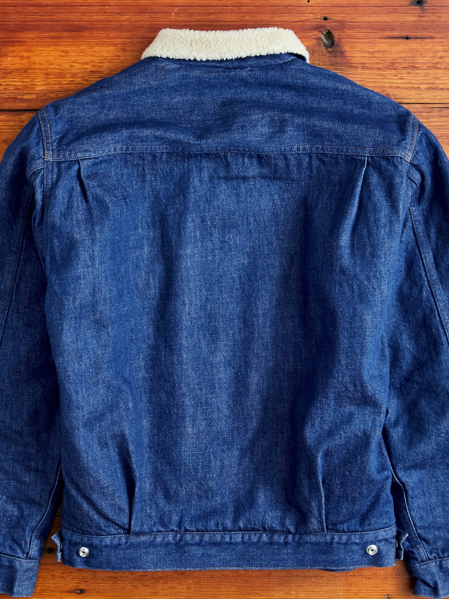 12oz Denim Boa Type 2 Jacket in Indigo - Image 15