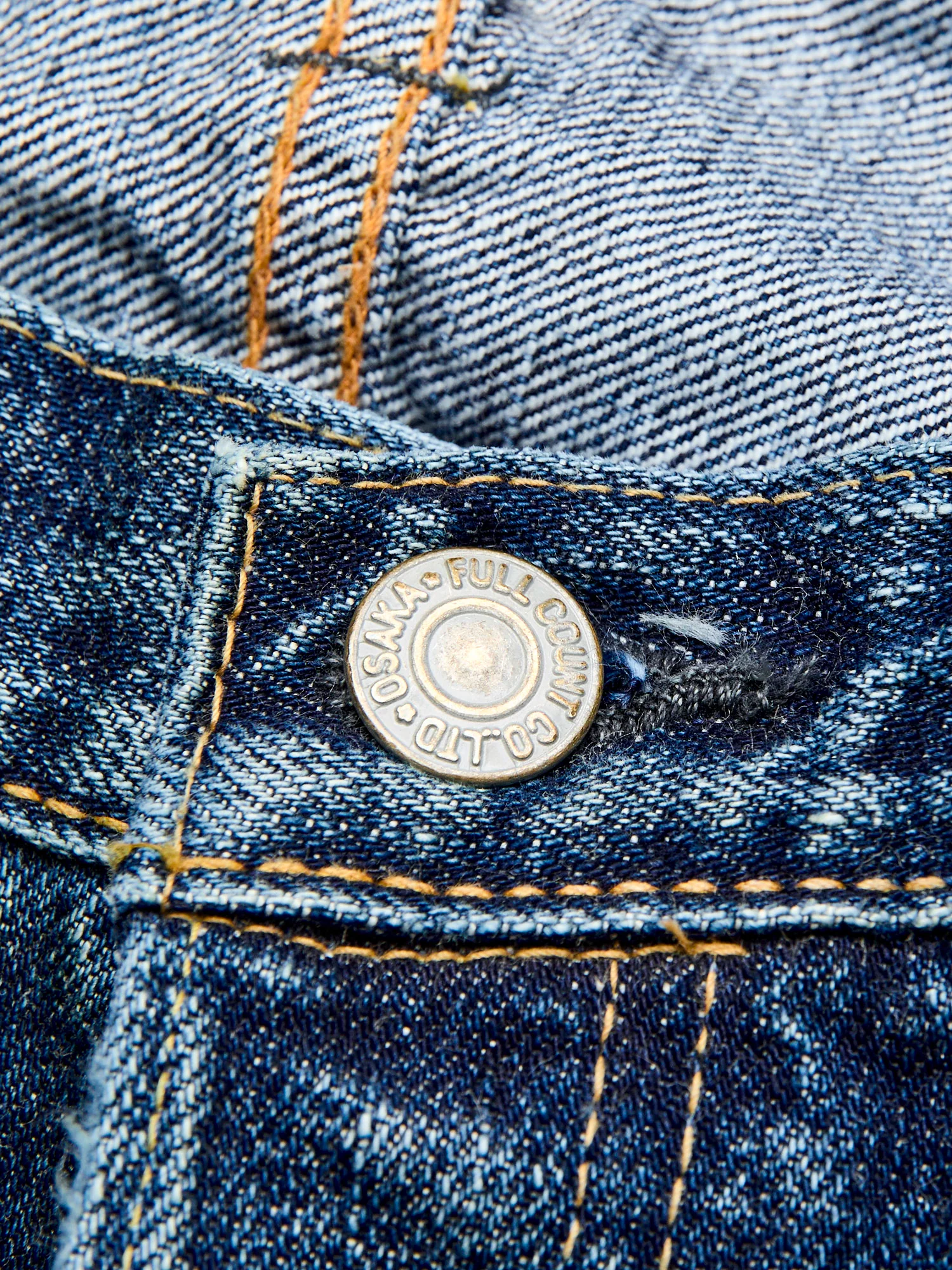 1345-1101 "Fear of Dark" 15.5oz Selvedge Denim - Classic Straight Fit - Image 9