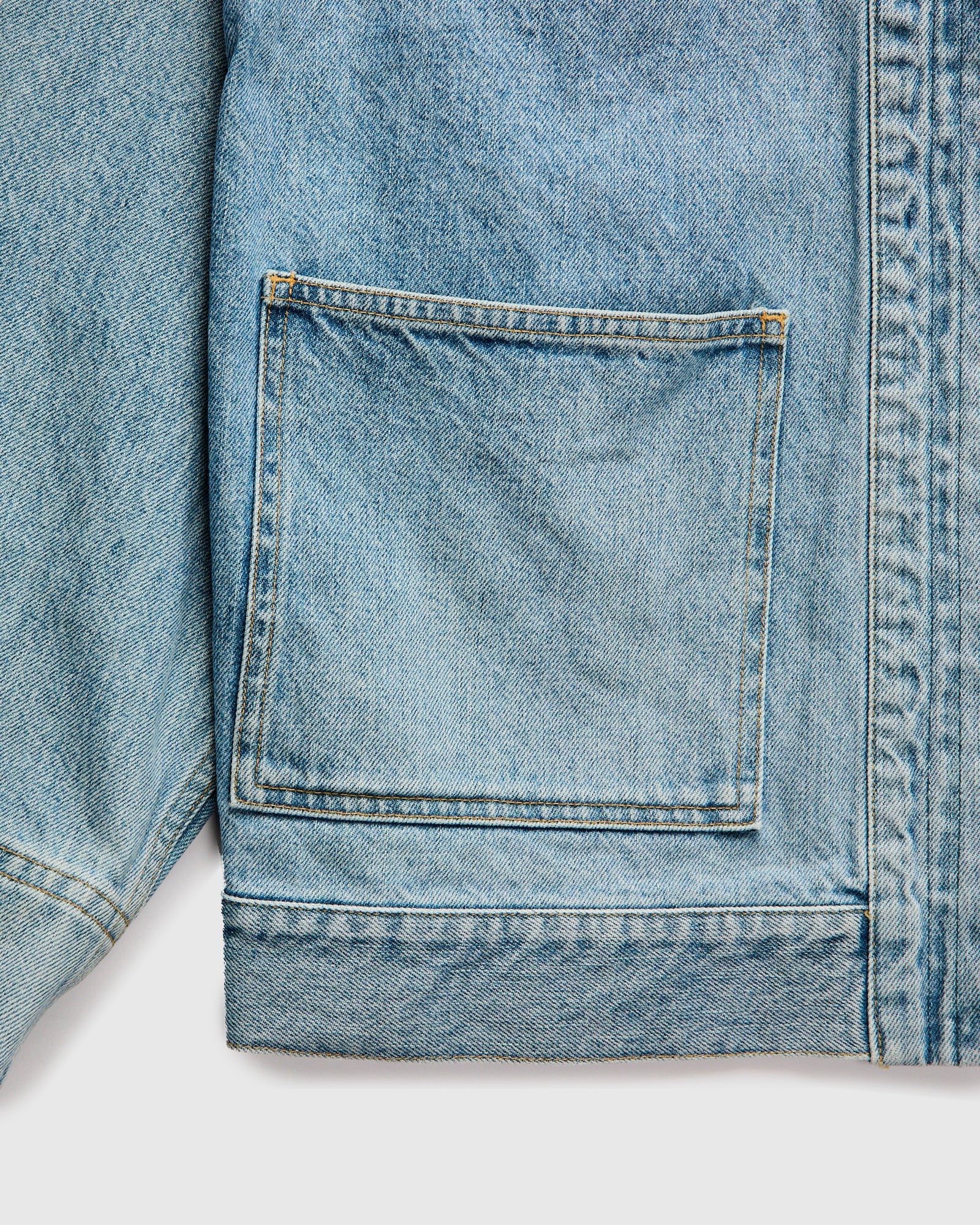 13oz Denim Haori Coat in Indigo - Image 5