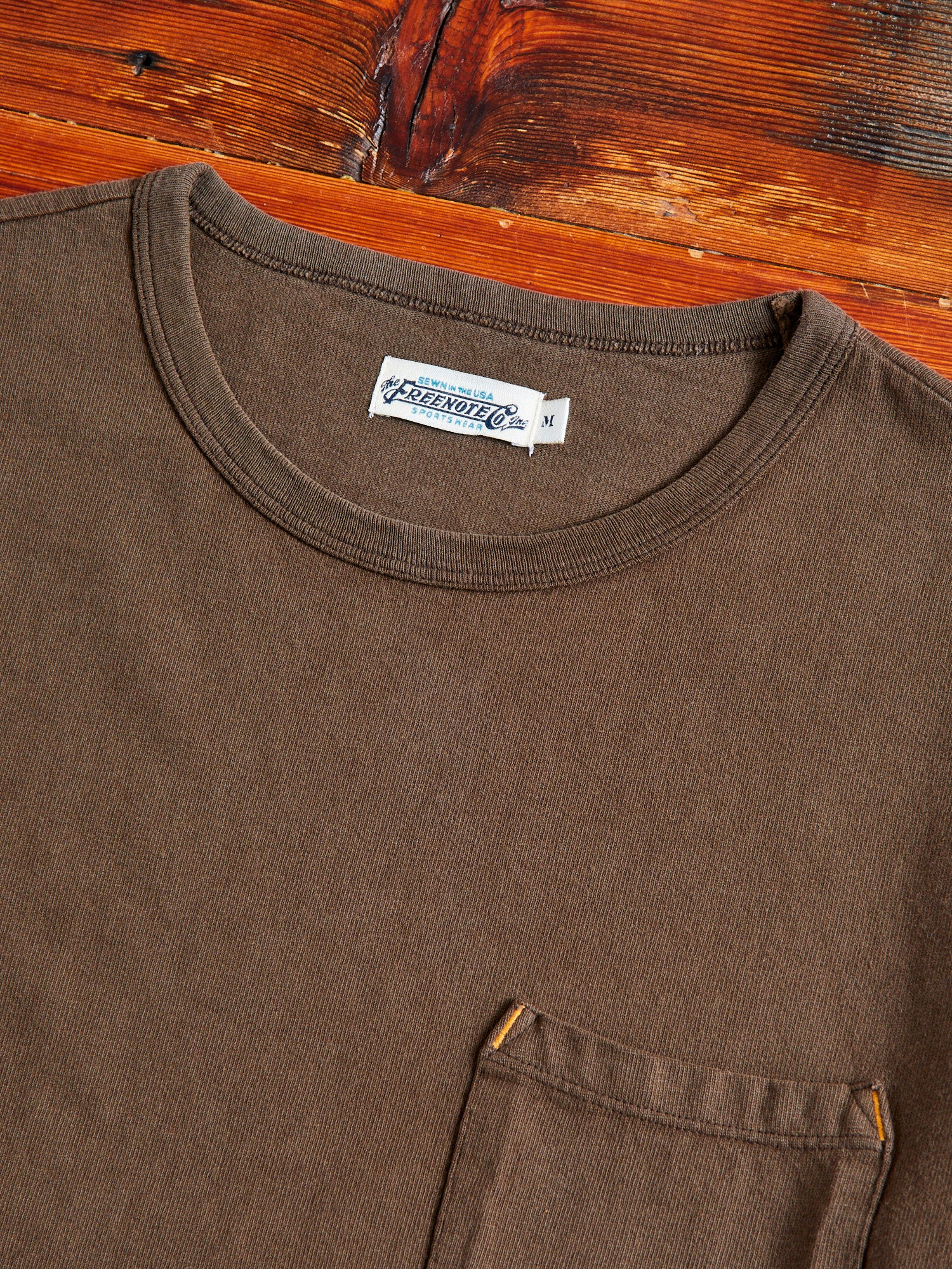 13oz Pocket T-Shirt in Cedar - Image 3