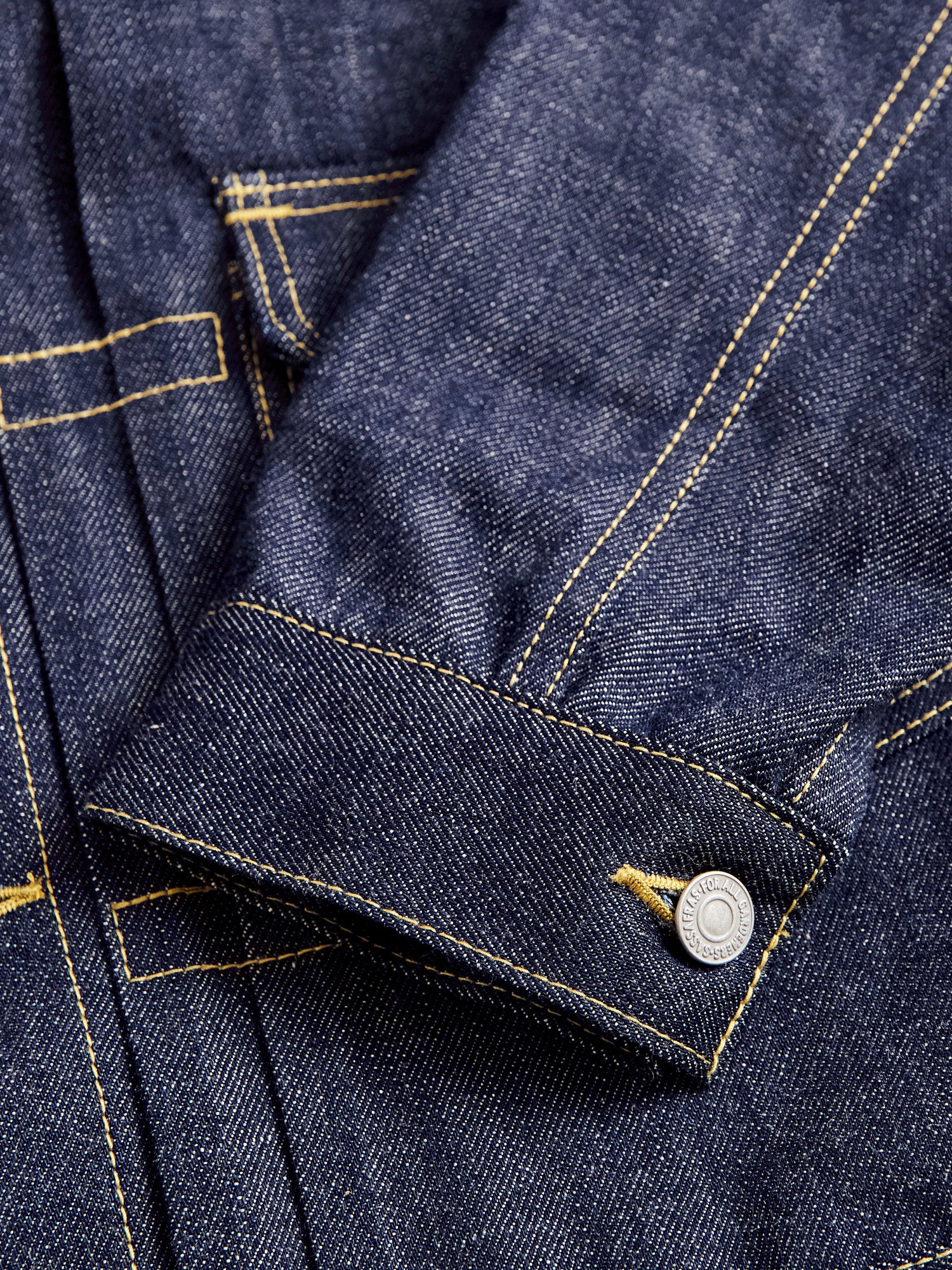 14oz Selvedge Denim Gardener R Jacket in Indigo - Image 10