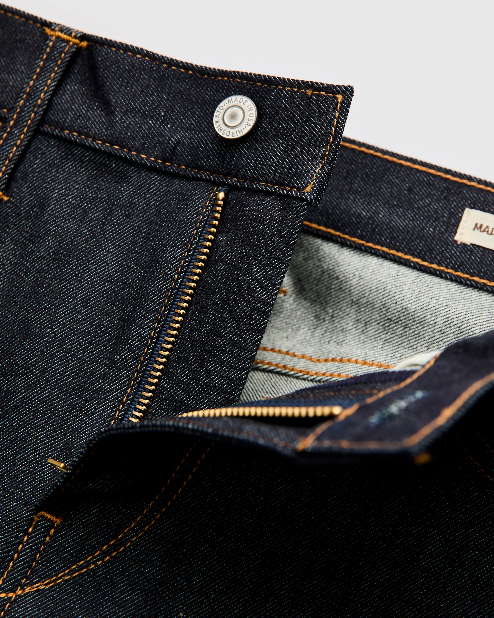 14oz Indigo Stretch Selvedge Denim - Hammer Straight - Image 7