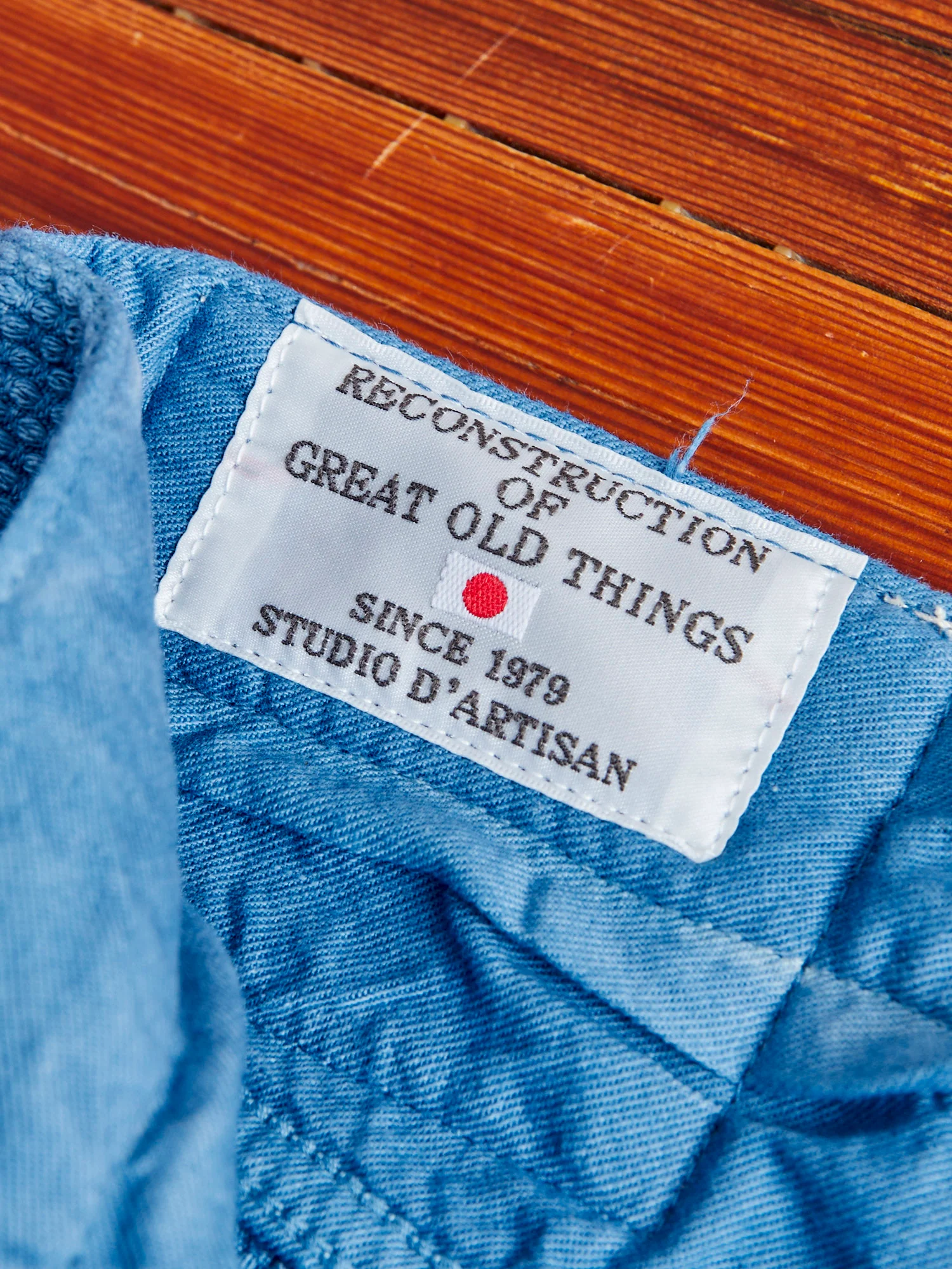 "Awa-Ai" Asagi Indigo Sashiko Pants - Regular Tapered Fit - Image 7