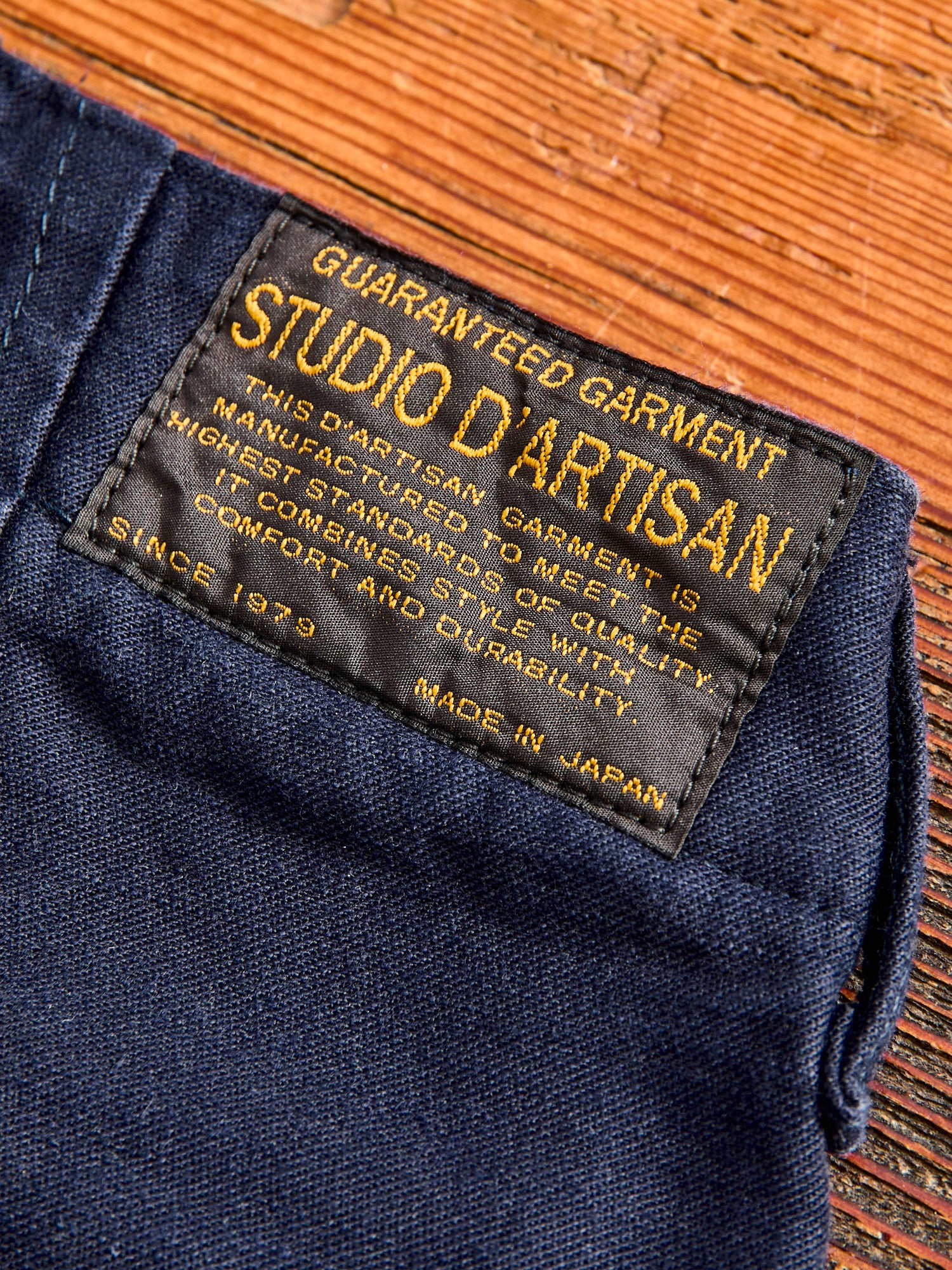 1889-IND Cargo Pants in Indigo - Image 13