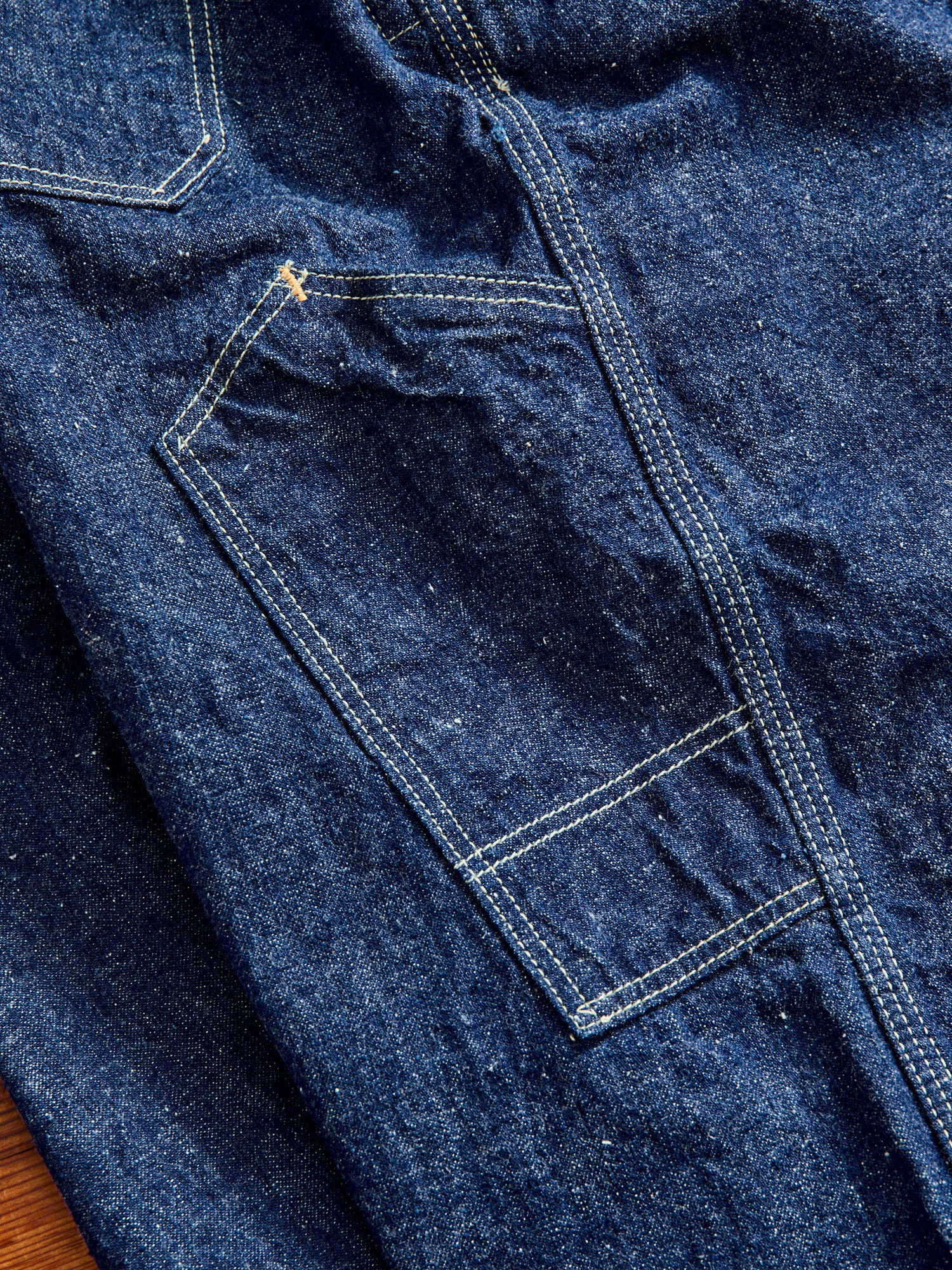 1930's Denim Overall in Indigo One Wash - Image 18