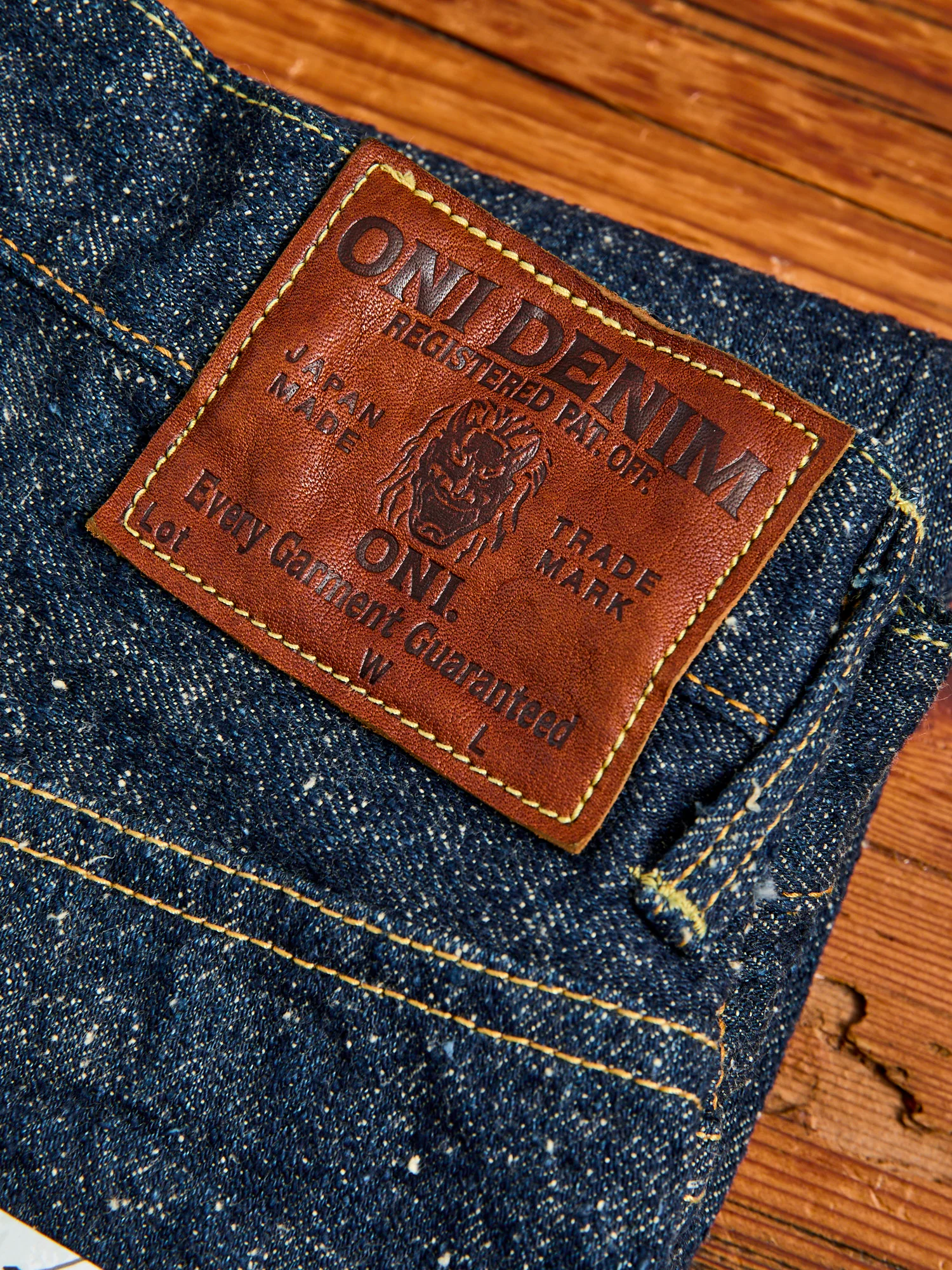 200-CCD "Crushed Concrete" 15oz Selvedge Denim - Wide Straight Fit - Image 4