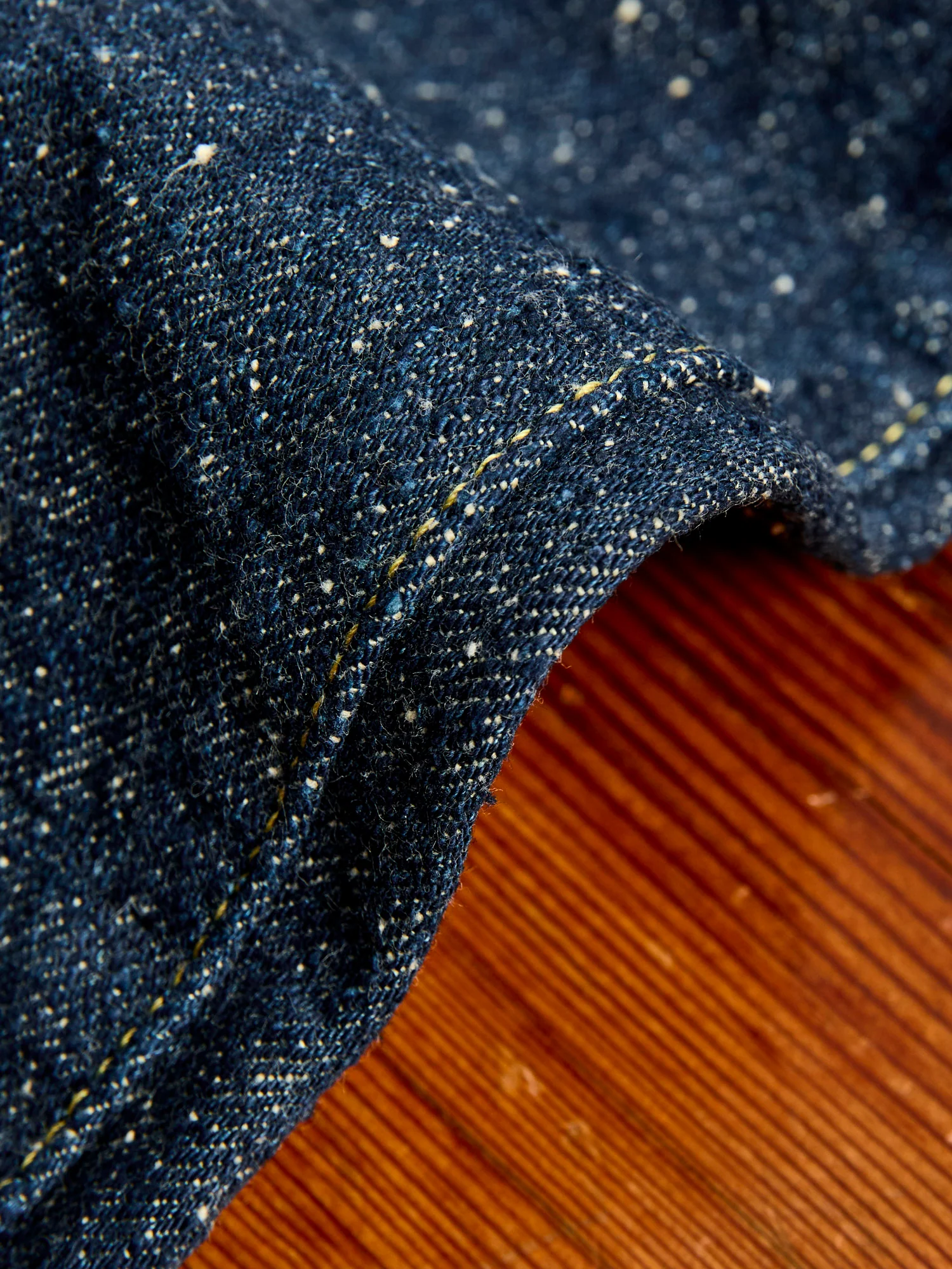246-CCD "Crushed Concrete" 15oz Selvedge Denim - Clean Straight Fit - Image 10