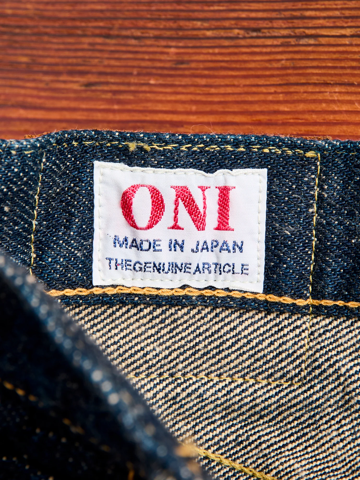 246ZR-ECRU "Secret Denim" 20oz Selvedge Denim - Clean Straight Fit - Image 9