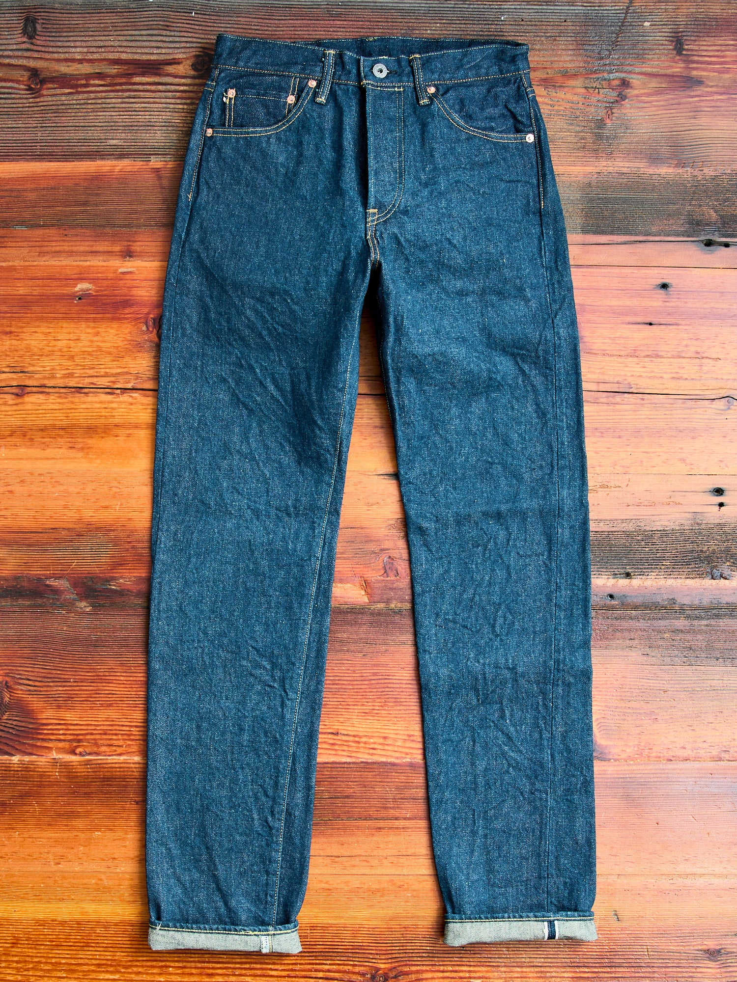 246 "Ishikawadai" 15oz Selvedge Denim - Clean Straight Fit - Image 4