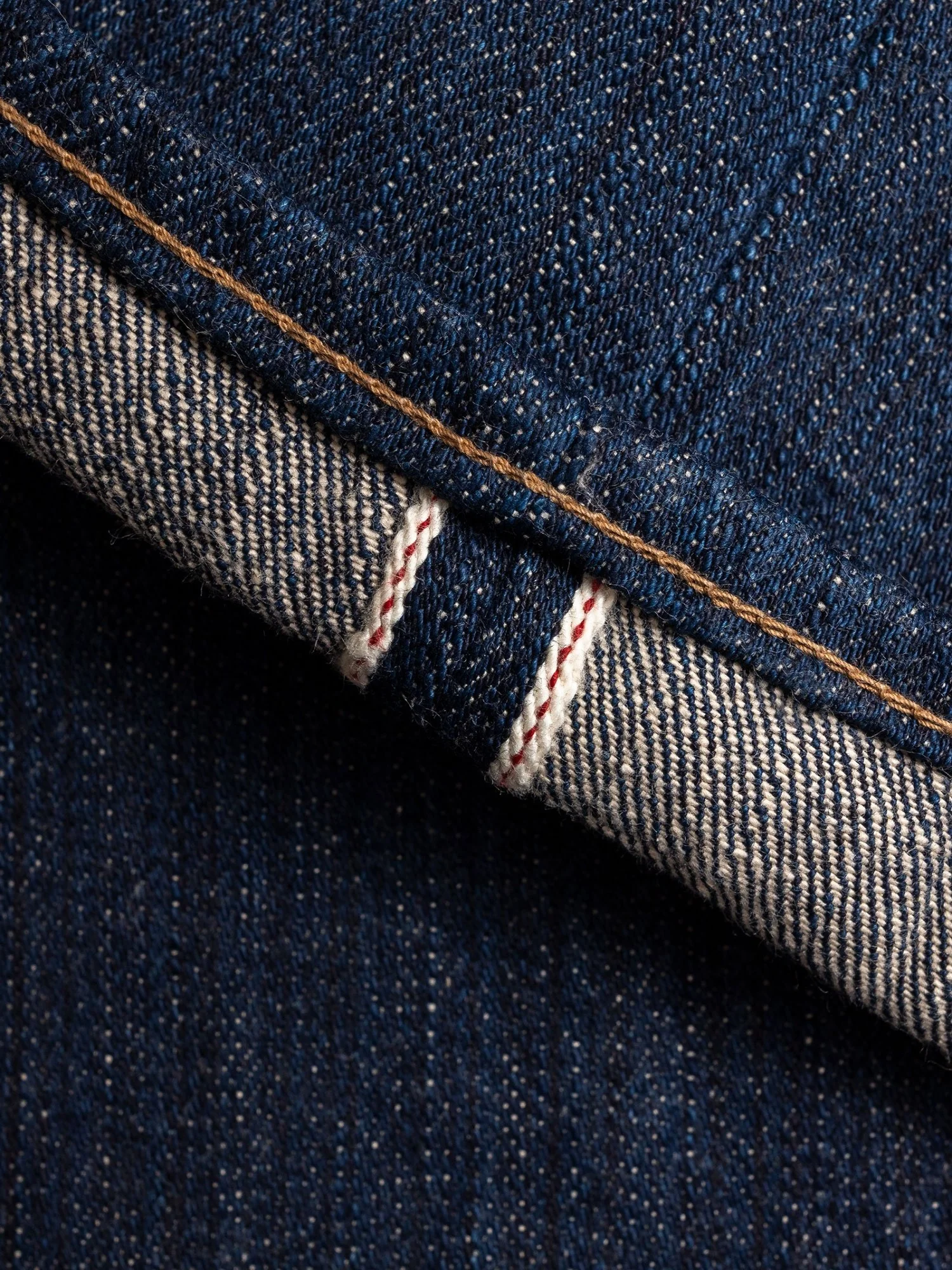 246 "Kiwami" 16oz Natural Indigo Selvedge Denim - Clean Straight Fit - Image 9