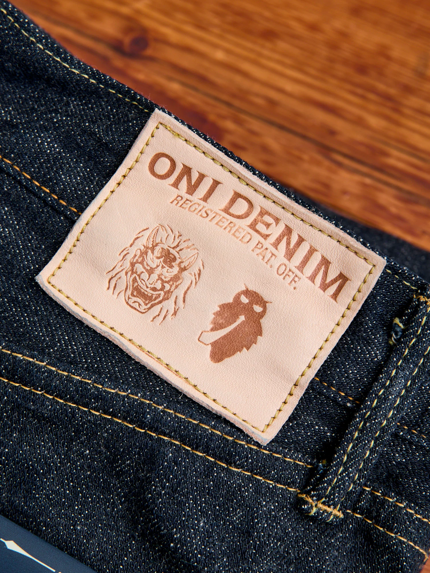 246 "Sleeping Demon" Natural Indigo 15.5oz Selvedge Denim - Clean Straight Fit - Image 4