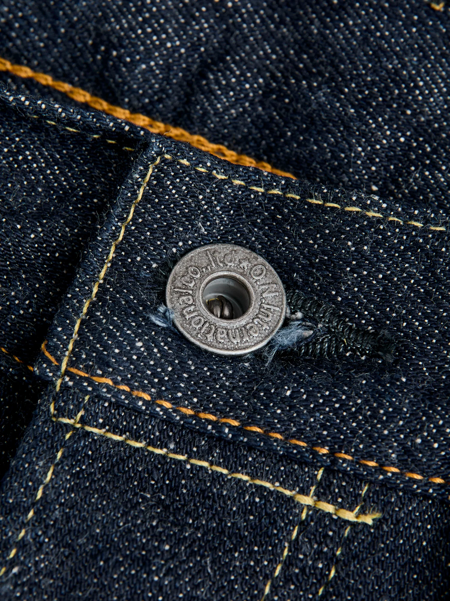 246 "Sleeping Demon" Natural Indigo 15.5oz Selvedge Denim - Clean Straight Fit - Image 8