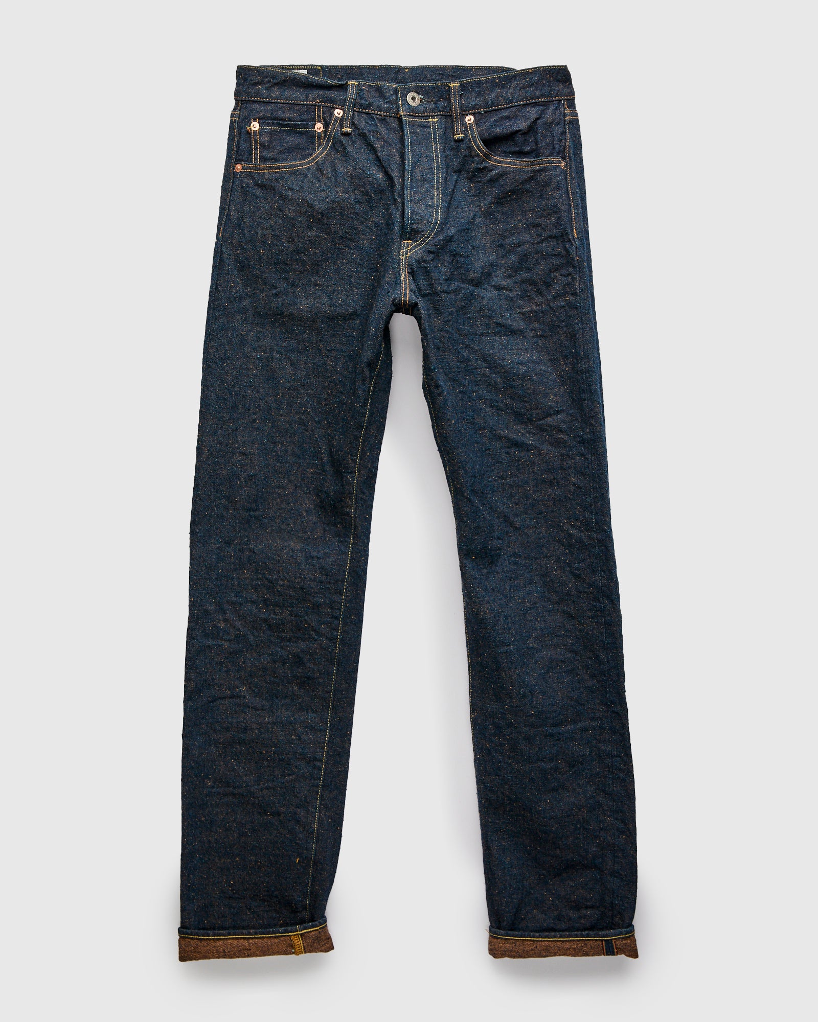 246CCD-MOCA "Crushed Concrete Mocha" 15oz Selvedge Denim - Clean Straight Fit - Image 2