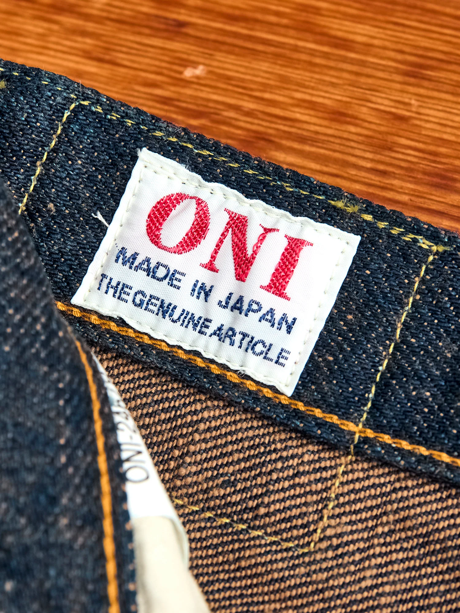 246ZR-KAKBR "Secret Kabukimimi" 20oz Selvedge Denim - Clean Straight Fit - Image 9