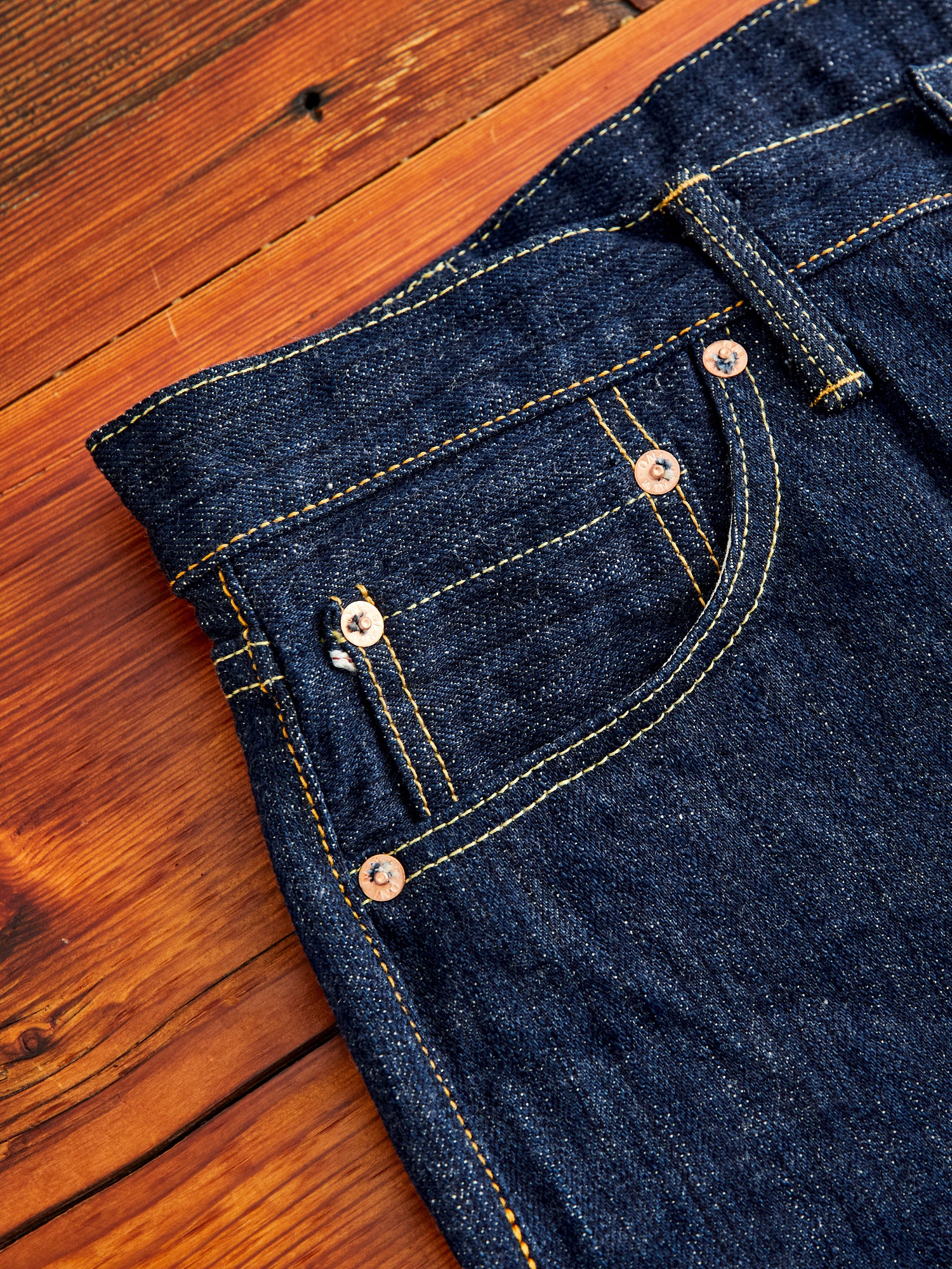 288 "Kiwami" 16oz Natural Indigo Selvedge Denim - Classic Straight Fit - Image 6