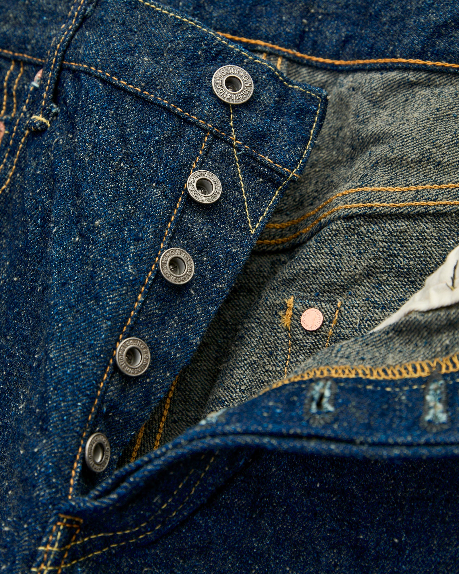 288CCD-GOLV "Crushed Concrete" 15oz Selvedge Denim - Classic Straight Fit - Image 7