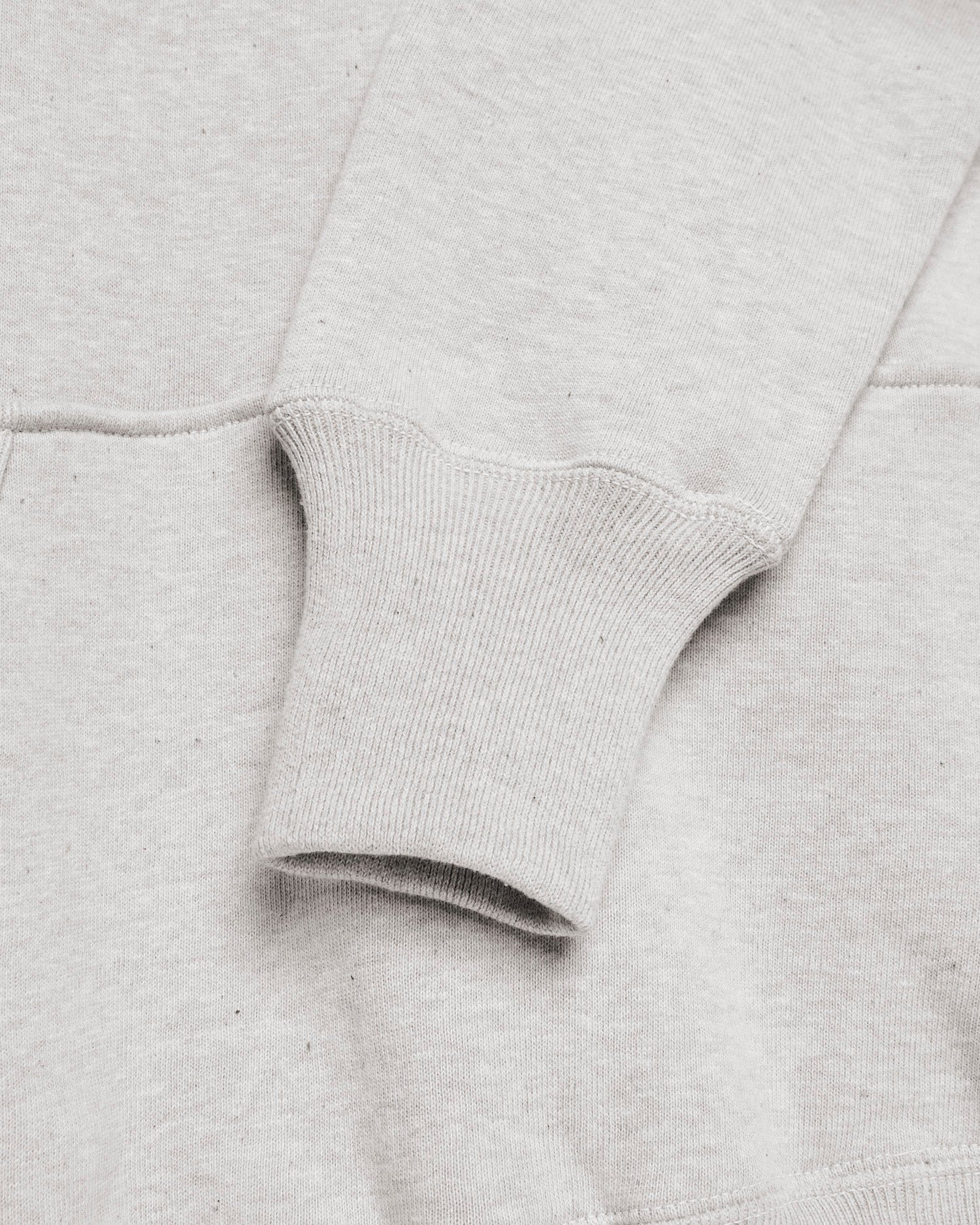 450 Loopwheel Hoodie in Heather Grey - Image 6