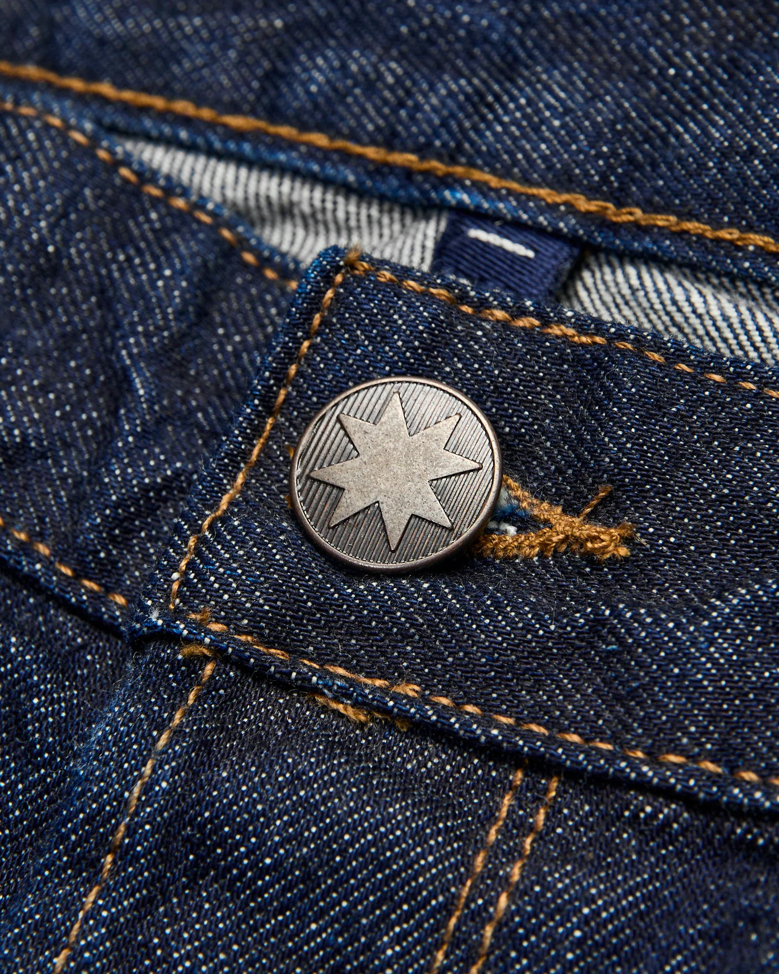 "50s Blue Modesto" 14oz Rinsed Selvedge Denim Pant - Straight Fit - Image 6