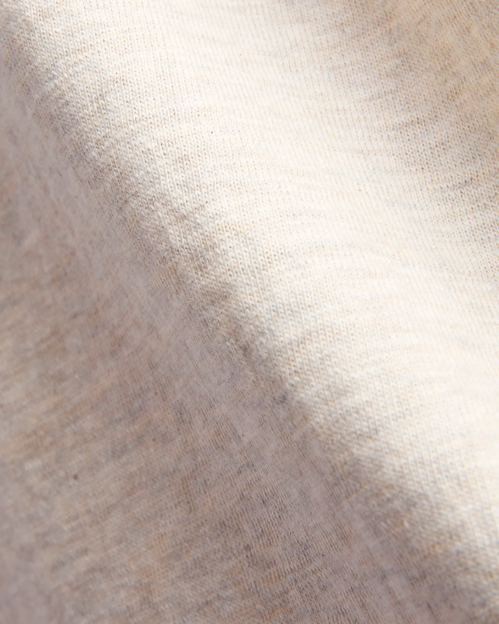 5906 Loopwheel Long Sleeve Tee in Oatmeal - Image 6