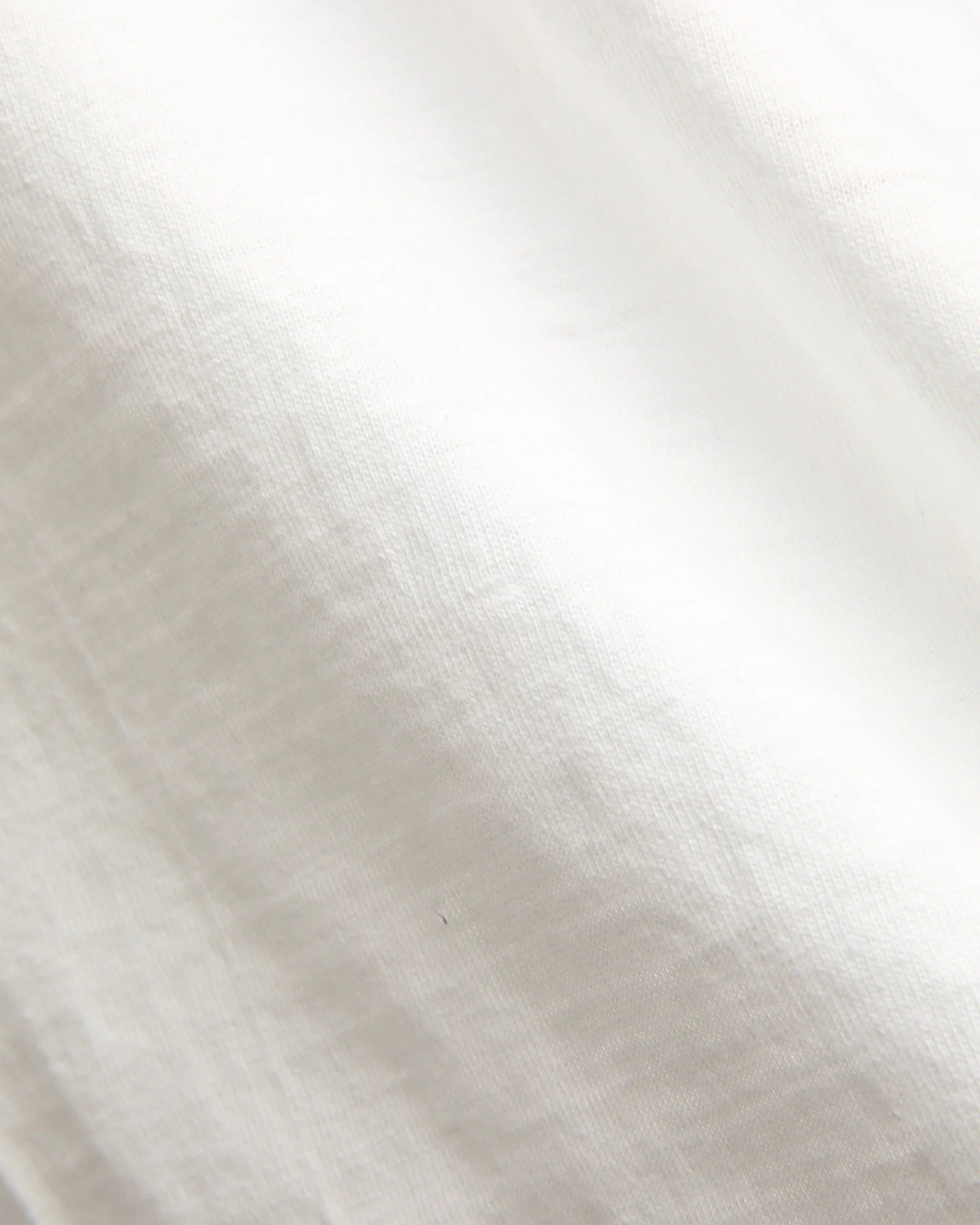 5906 Loopwheel Long Sleeve Tee in Off White - Image 6