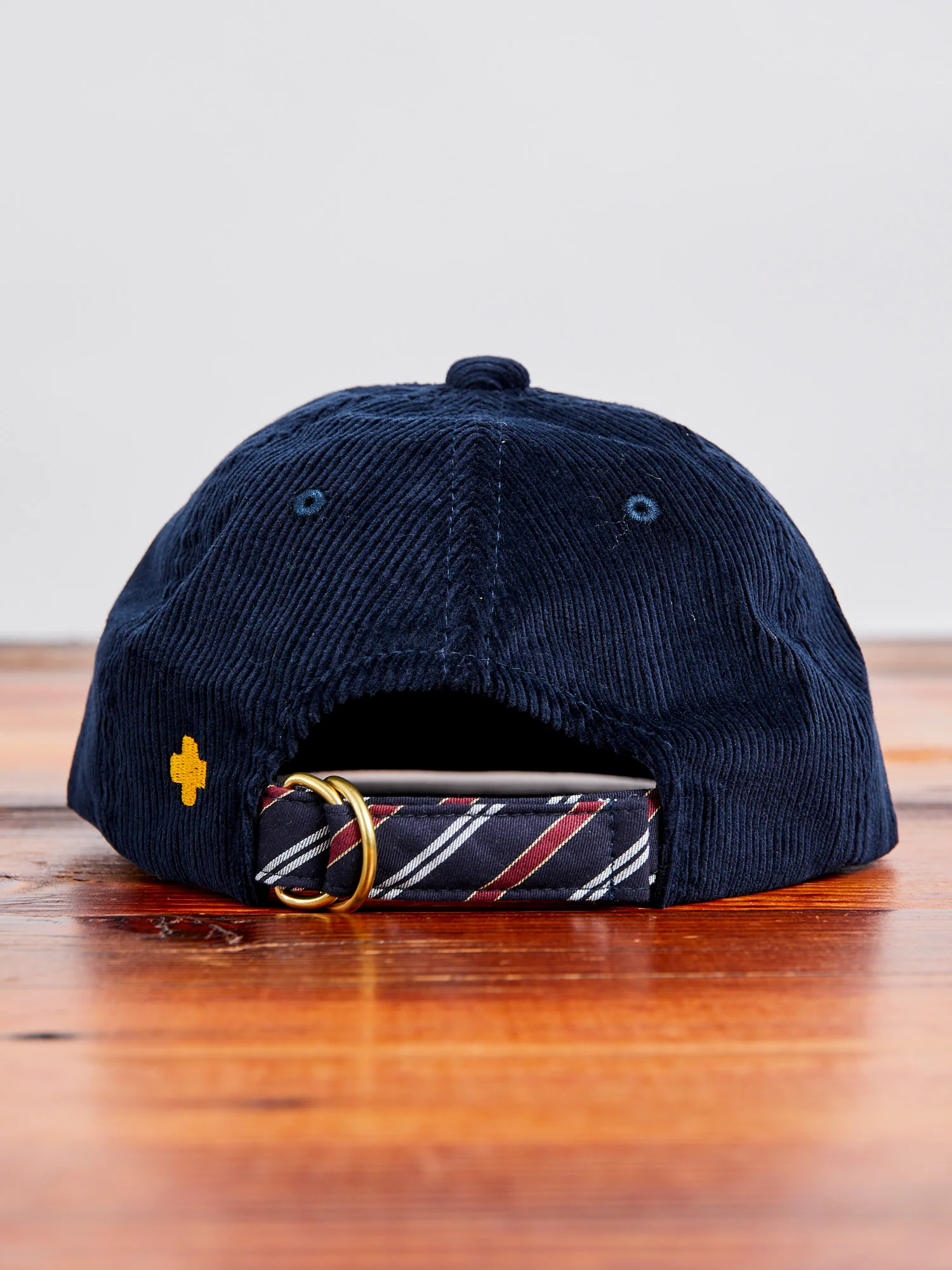 6-Panel Corduroy Cap in Navy - Image 3