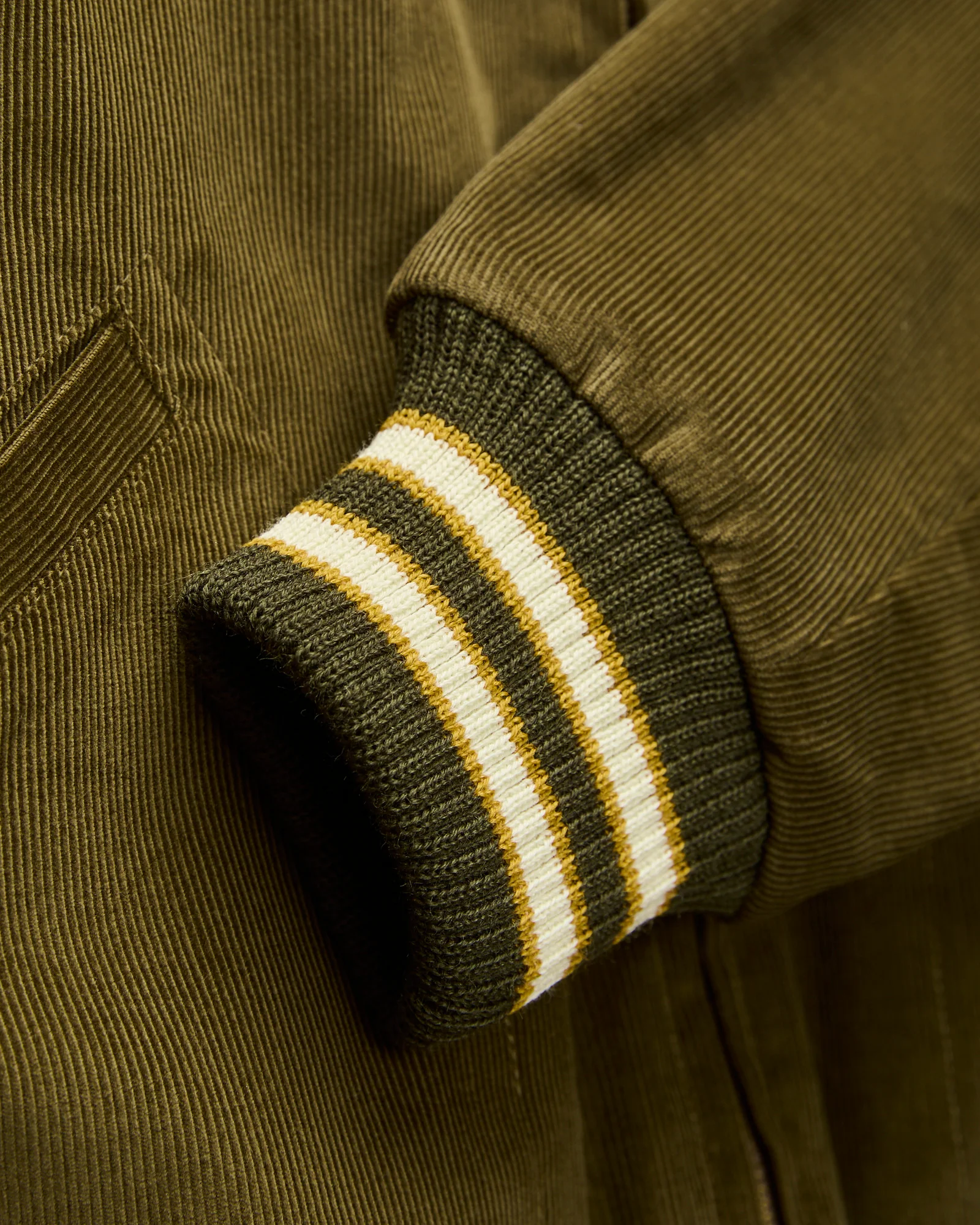 60's Cut Team Jacket in Olive Corduroy - Image 6