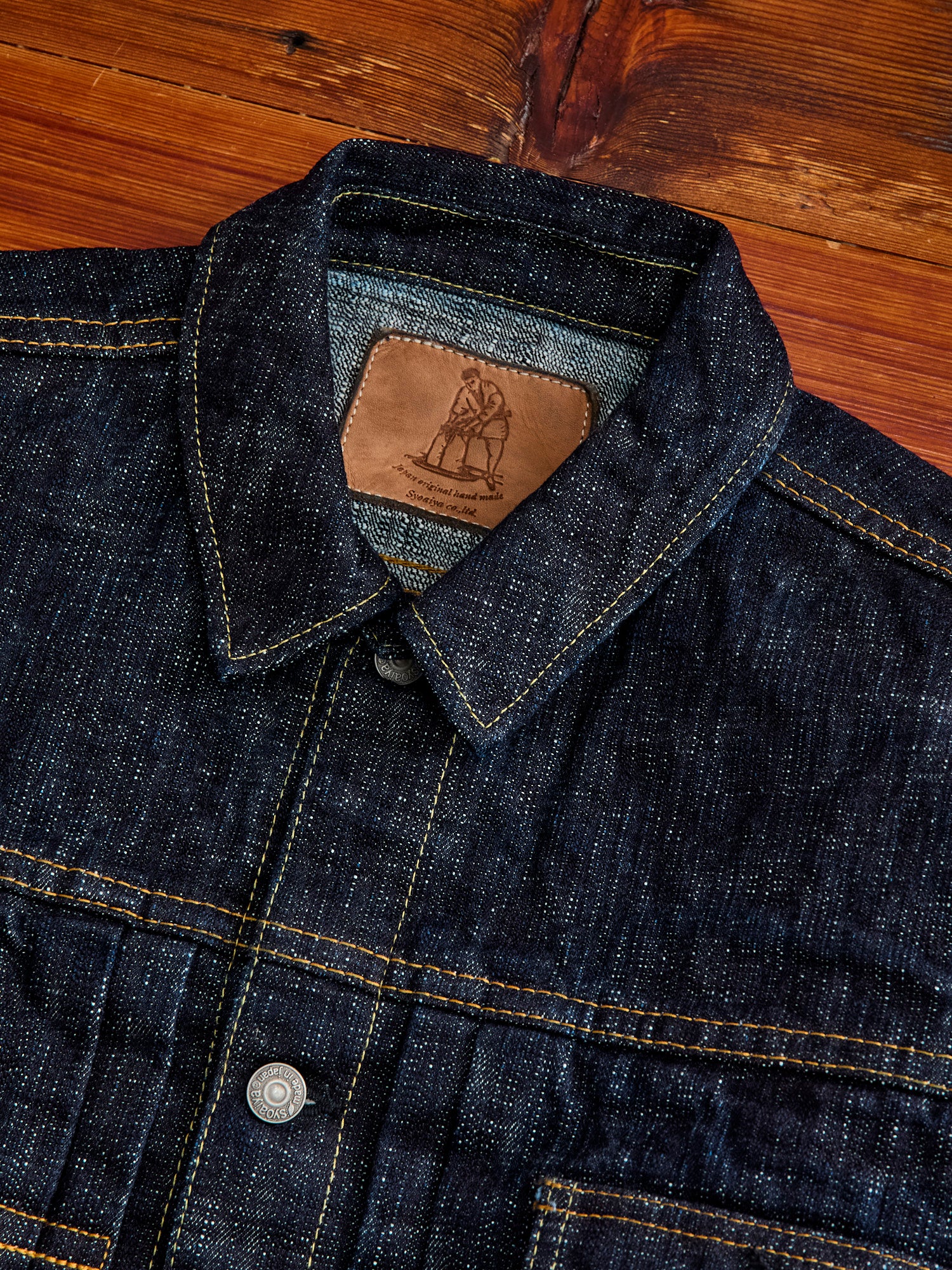 6111 16oz "Double Slub" Type-2 Denim Jacket in Indigo - Image 7