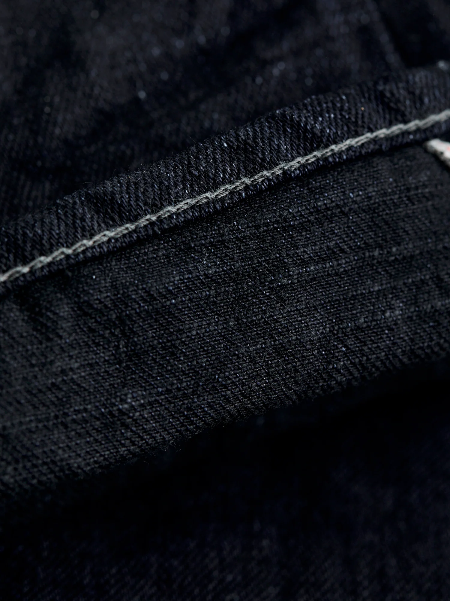 622-14BLK "Indigo Black" 14oz Selvedge Denim - Relaxed Tapered Fit - Image 13