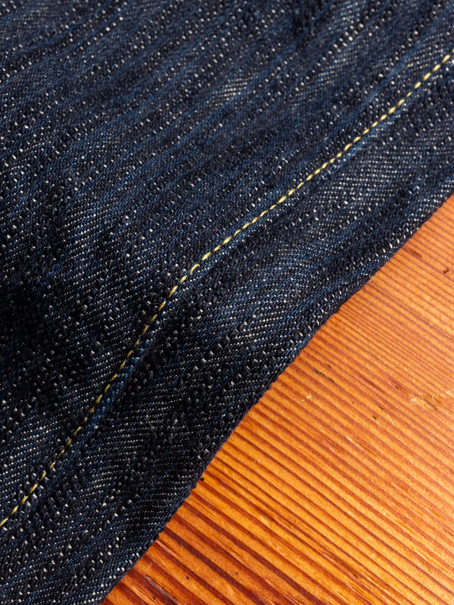 642-NIKHN "Natural Indigo Kihannen" 18oz Selvedge Denim - Relaxed Tapered Fit - Image 8