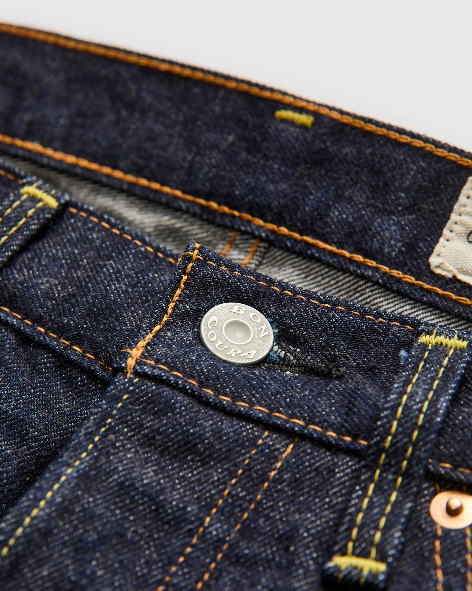 66 Indigo 15oz Rinsed Selvedge Denim - Ivy League Fit - Image 5