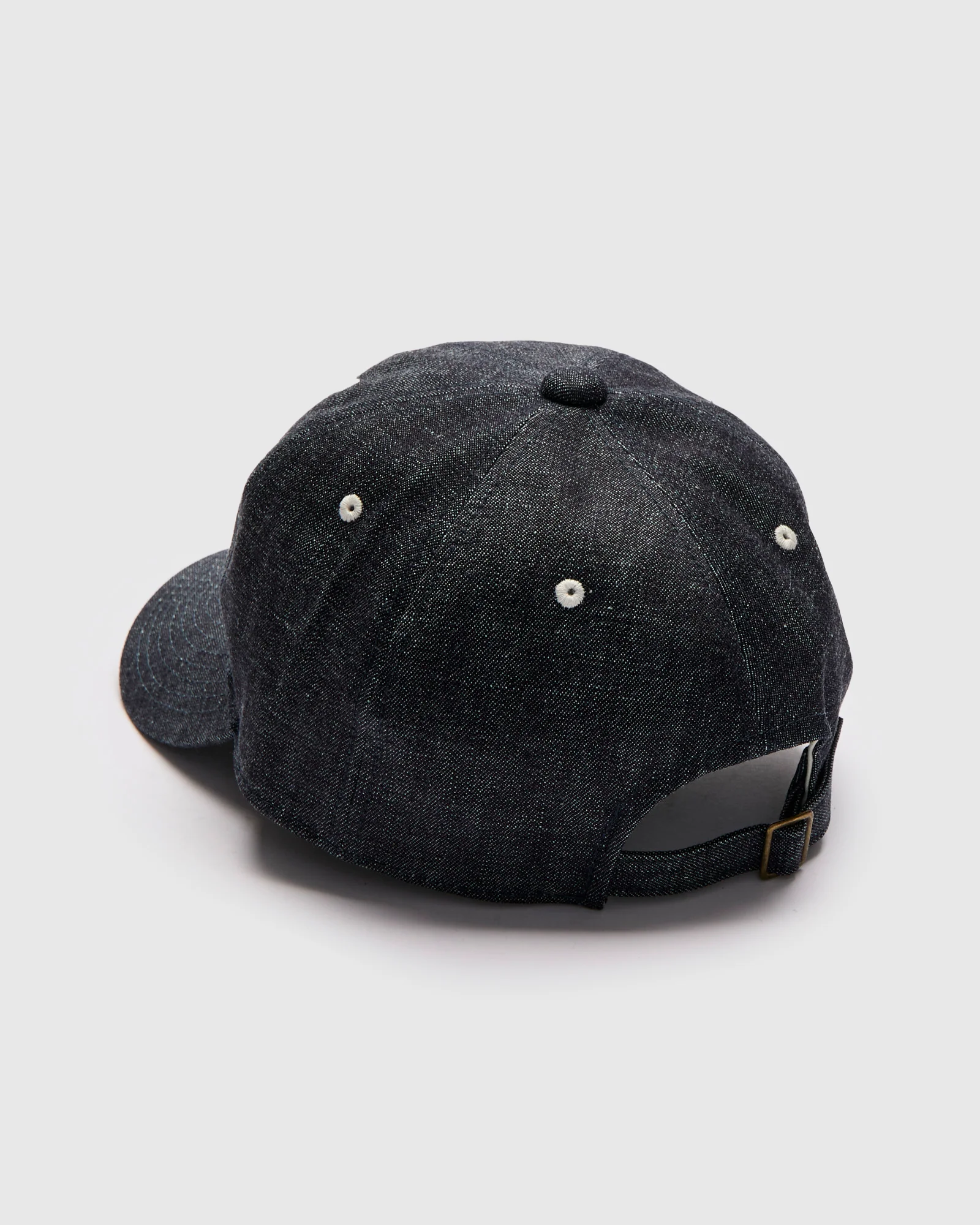 Patch Denim Baseball Cap in Indigo - Image 3