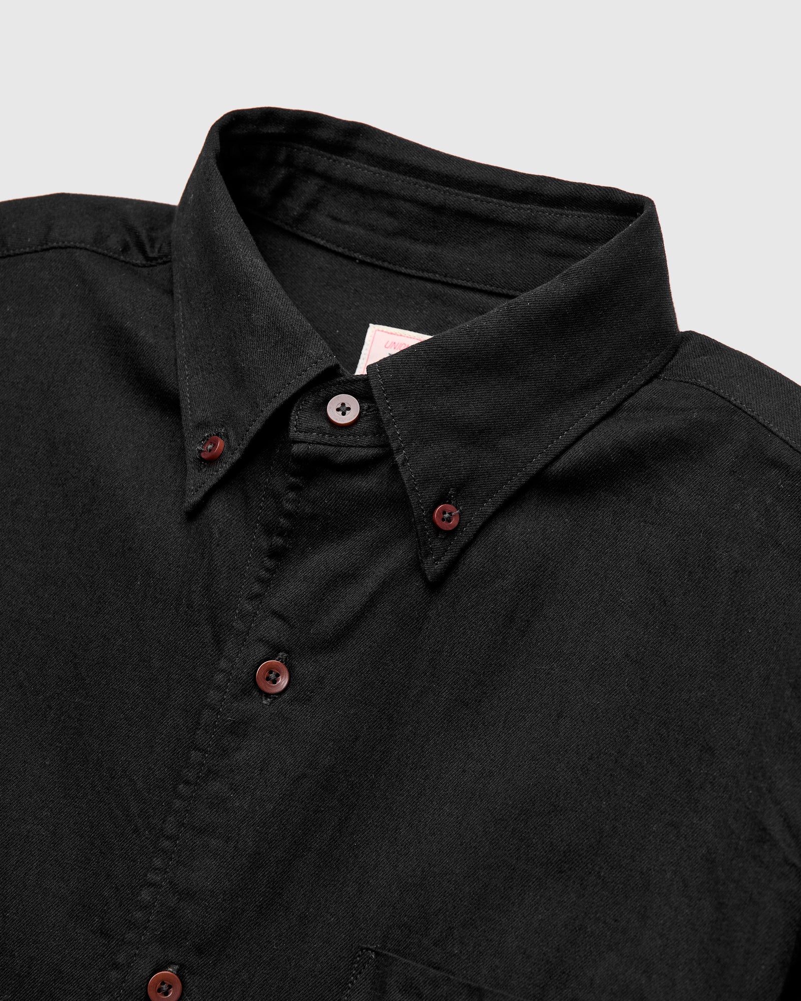 6oz Twill Workshirt in Black - Image 4